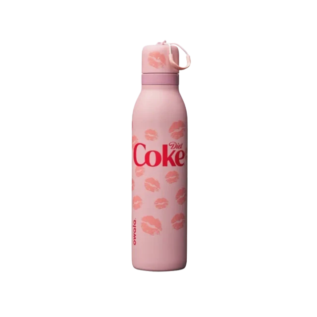 Owala x Diet Coke 24oz Special Edition Stainless Steel FreeSip TWIST Kisses