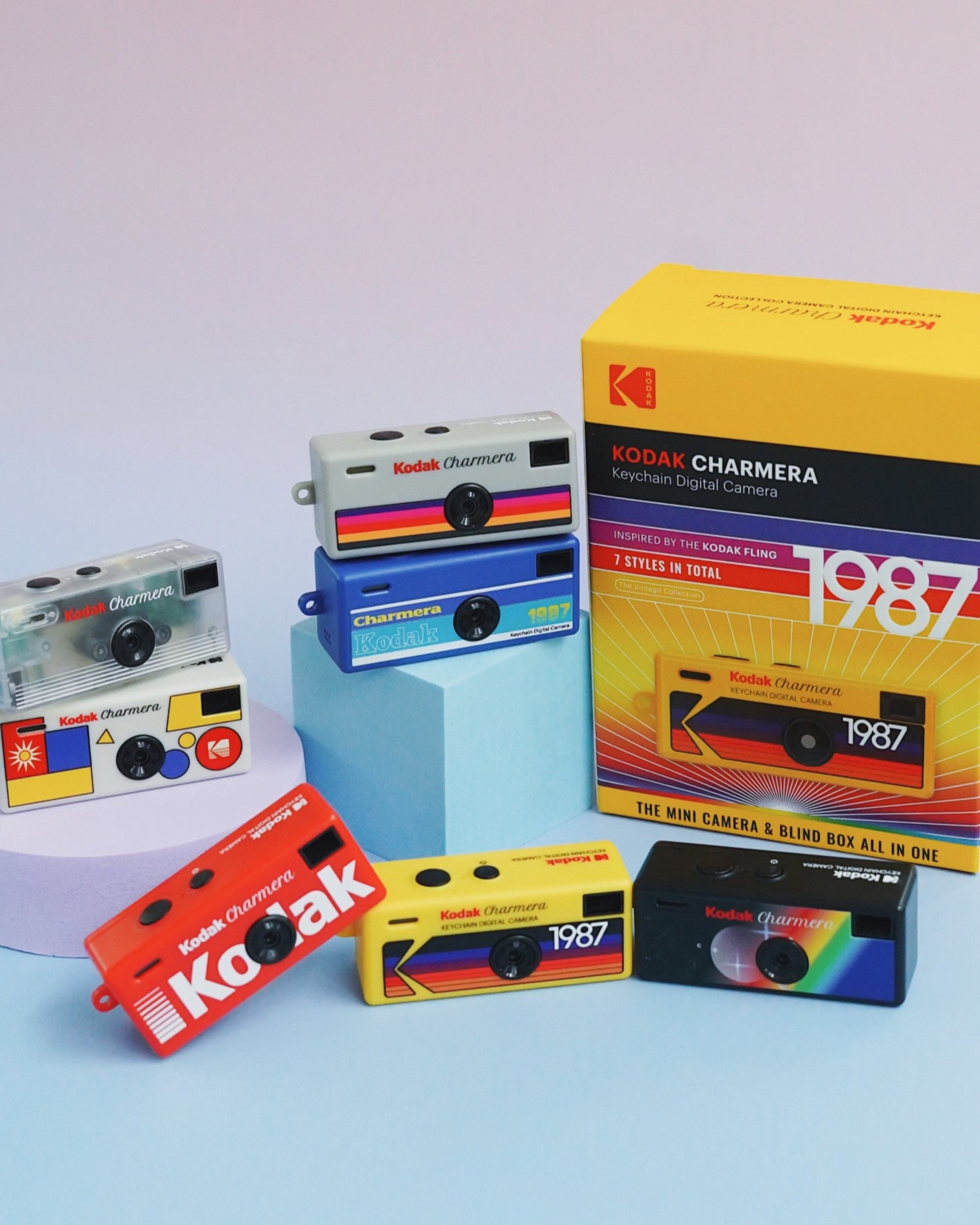 Kodak Charmera Keychain Digital Camera Blind Box Collection
