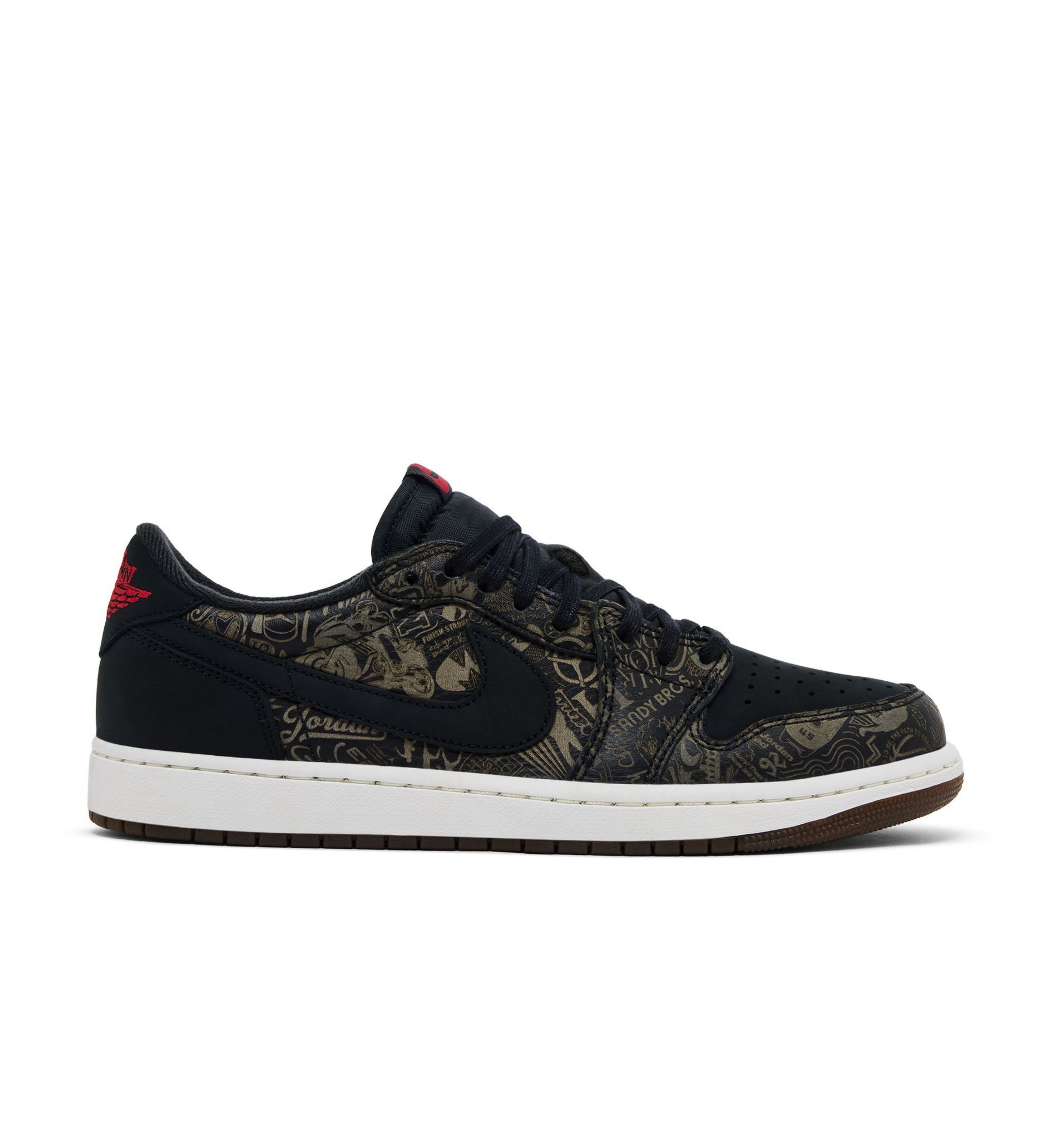 Air Jordan 1 Retro Low OG 'Laser Black University Red'