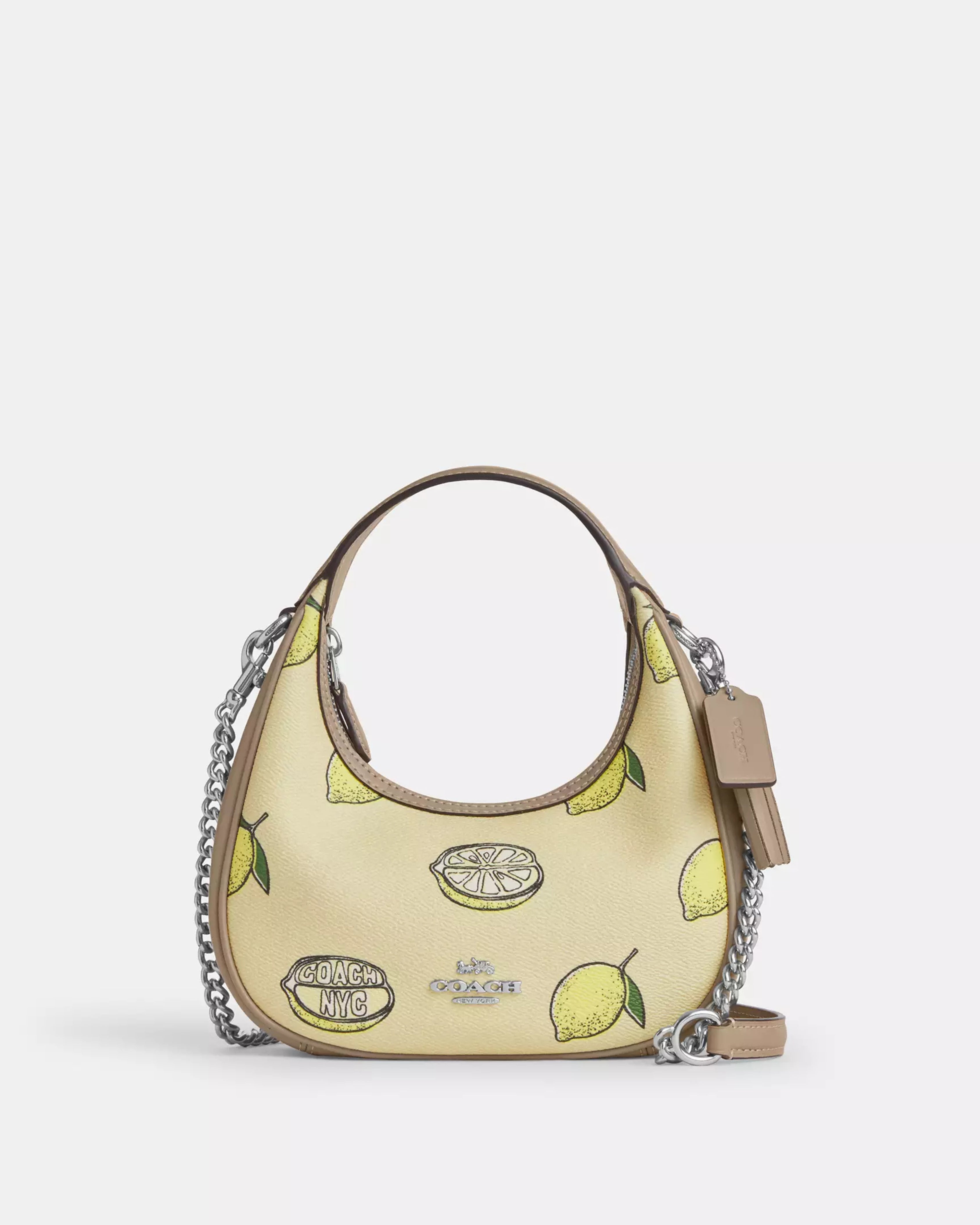 Coach Carmen Mini Crossbody Bag With 'Lemon Print'