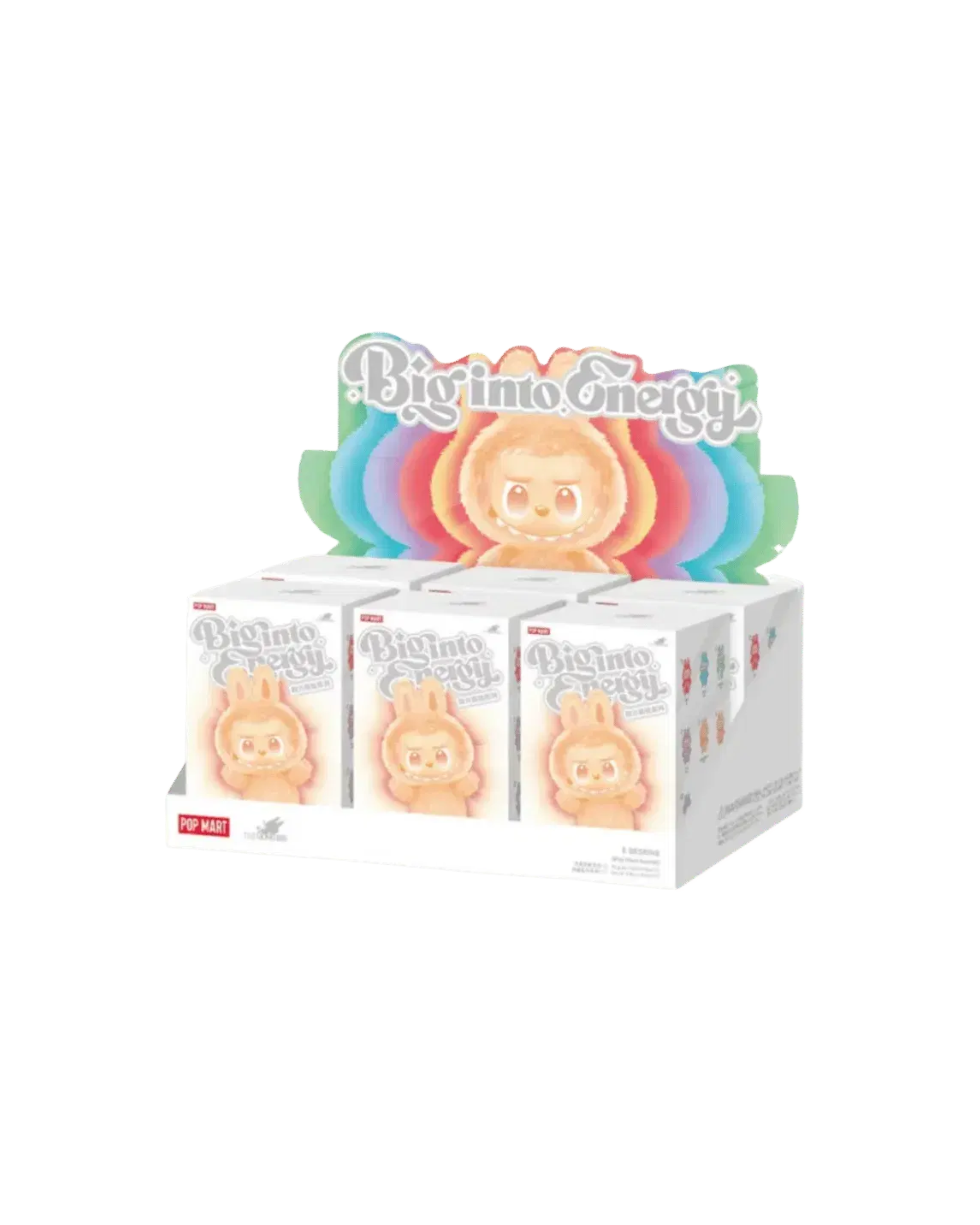 Pop Mart Labubu The Monsters Big into Energy Series Vinyl Plush Pendant Sealed Case (6 Blind Box)