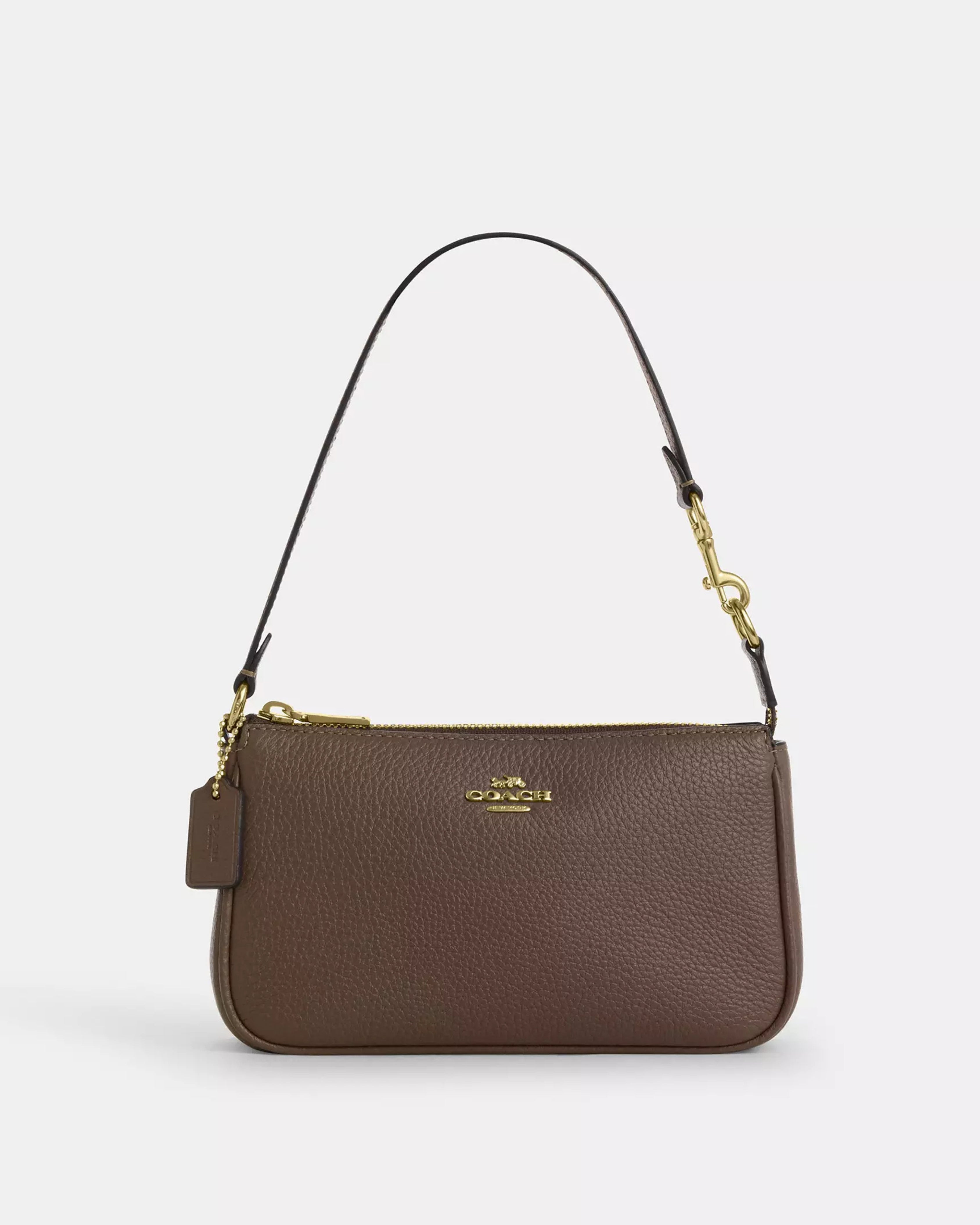 Coach Nolita 19 'Pebbled Leather/Gold/Dark Stone'