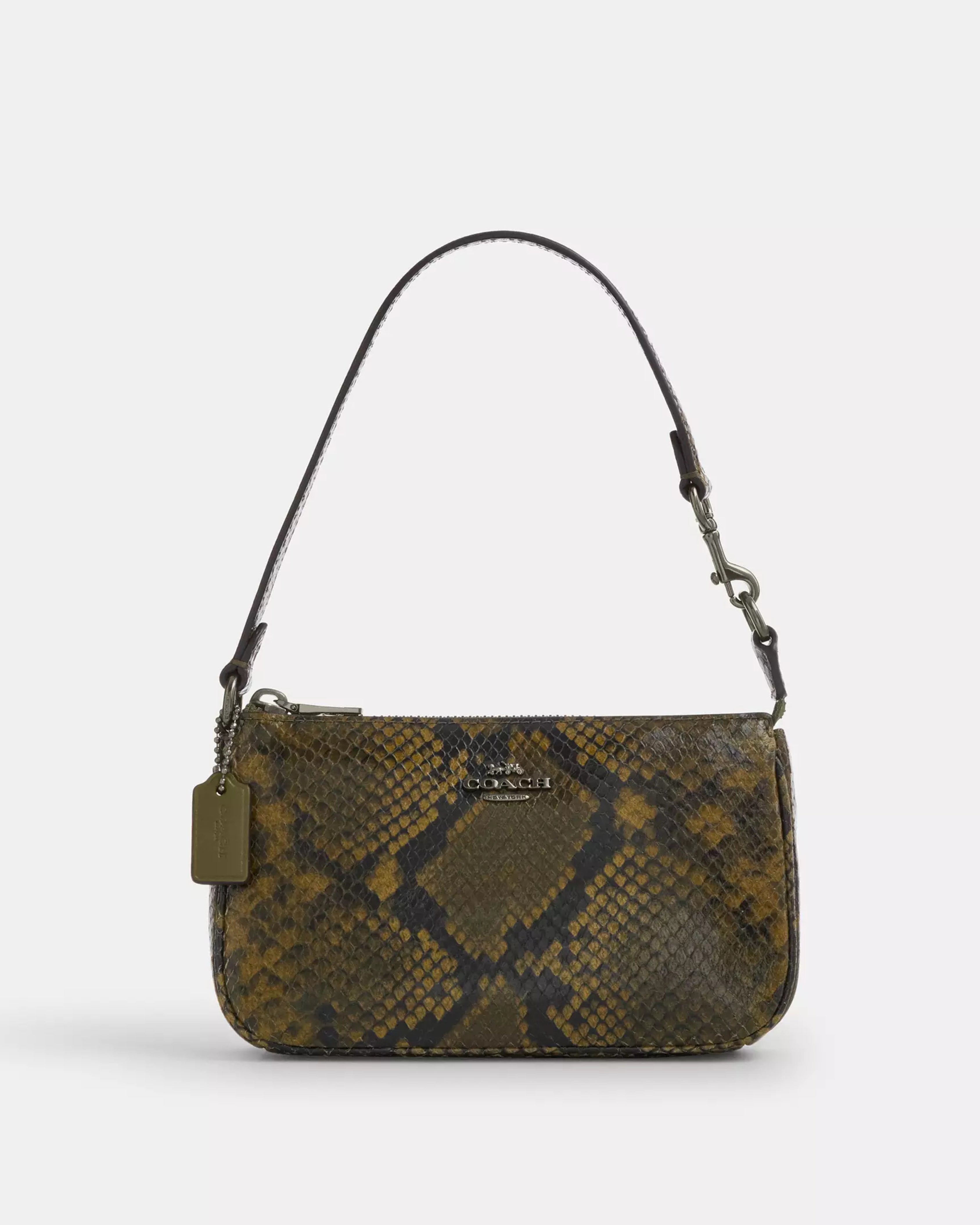 Coach Nolita 19 With Snake Print 'Smooth Leather/Gunmetal/Olive Multi'
