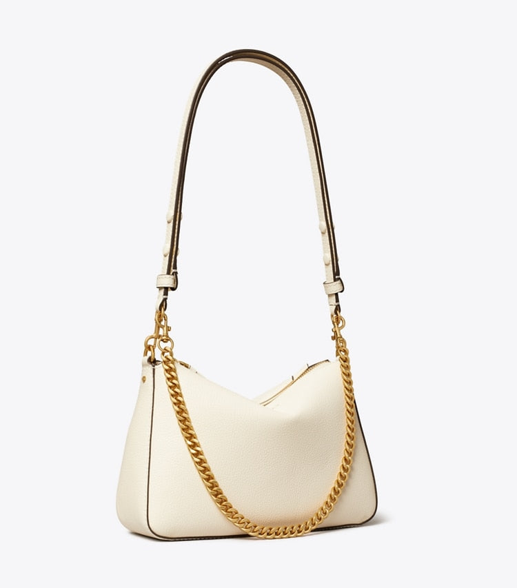 Tory Burch Small Perry Shoulder Bag Warm White