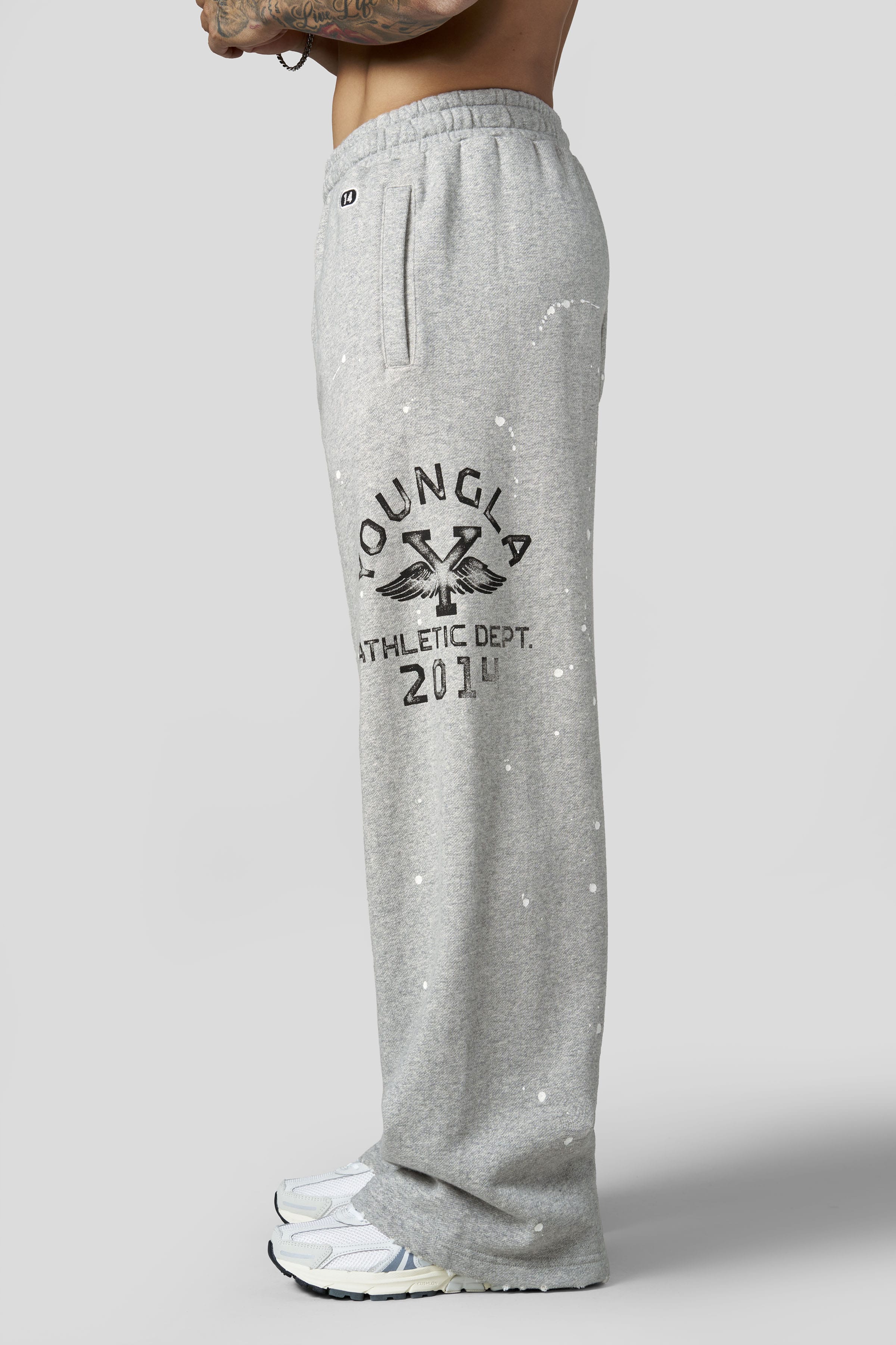 YoungLA 2003 - Golden Era Joggers 'Heather Grey'