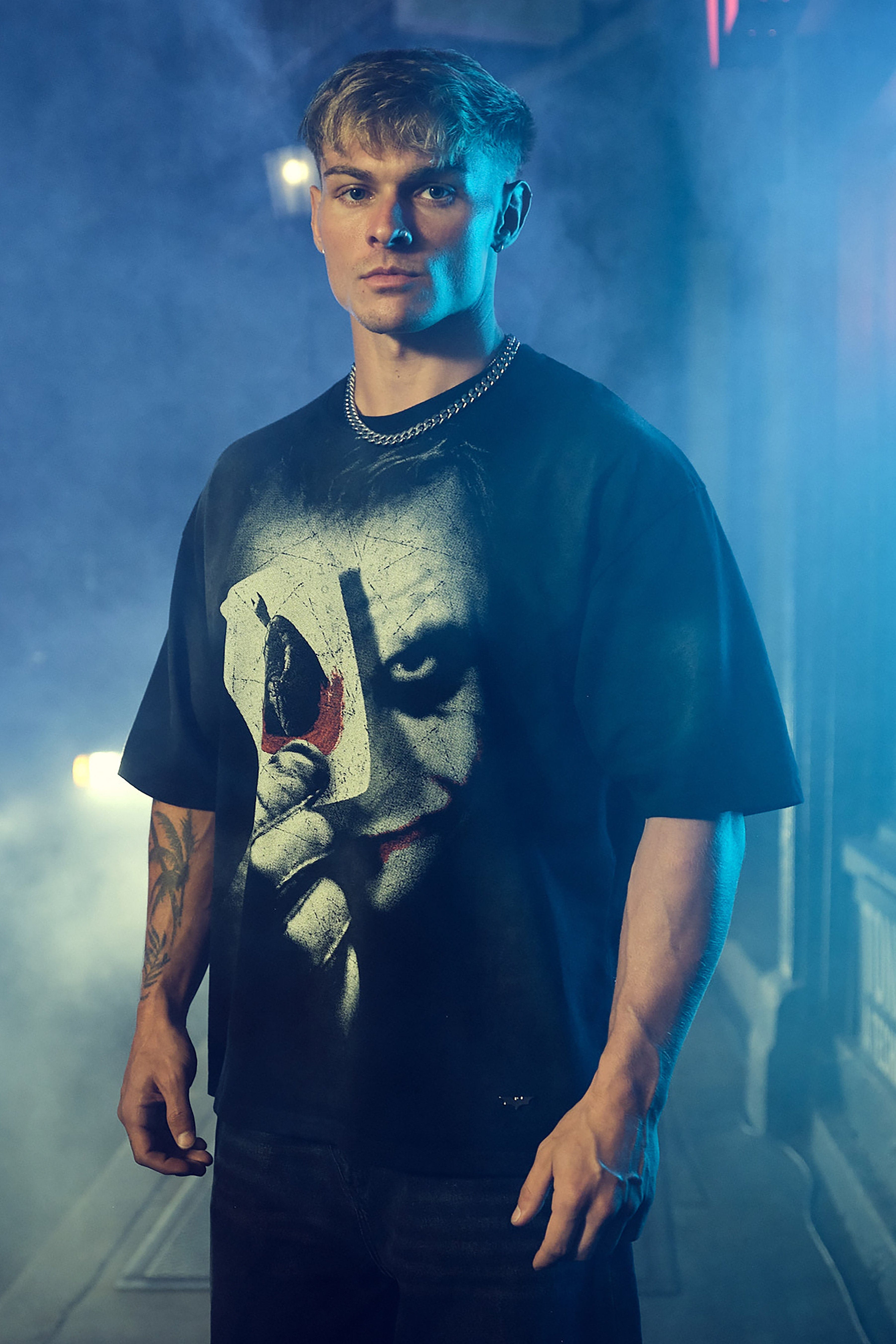 YoungLA 4254 - Batman Shadow Tees 'Joker F'