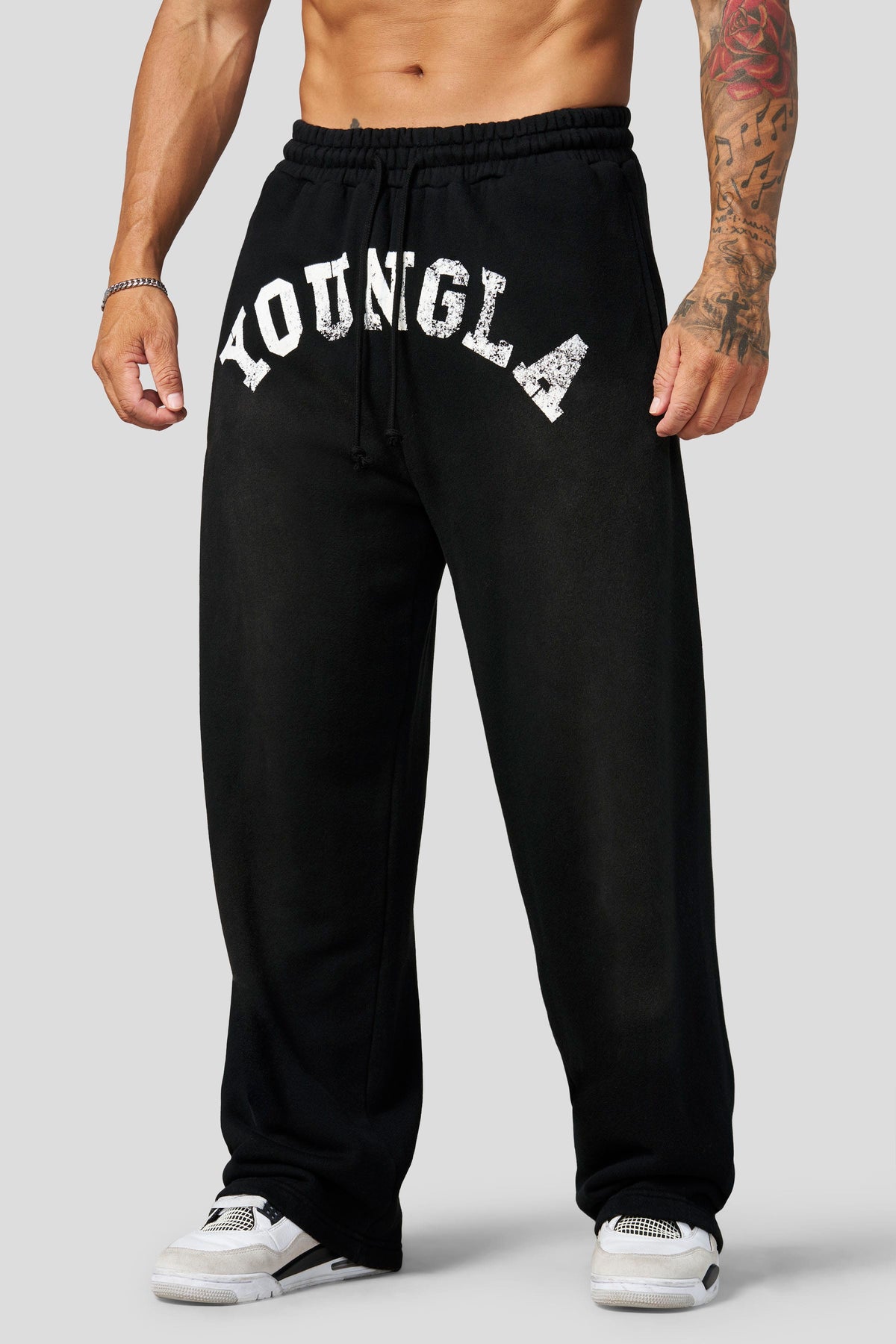 YoungLA 2105 - Arc Collection Joggers - Sweats 'Black Wash'