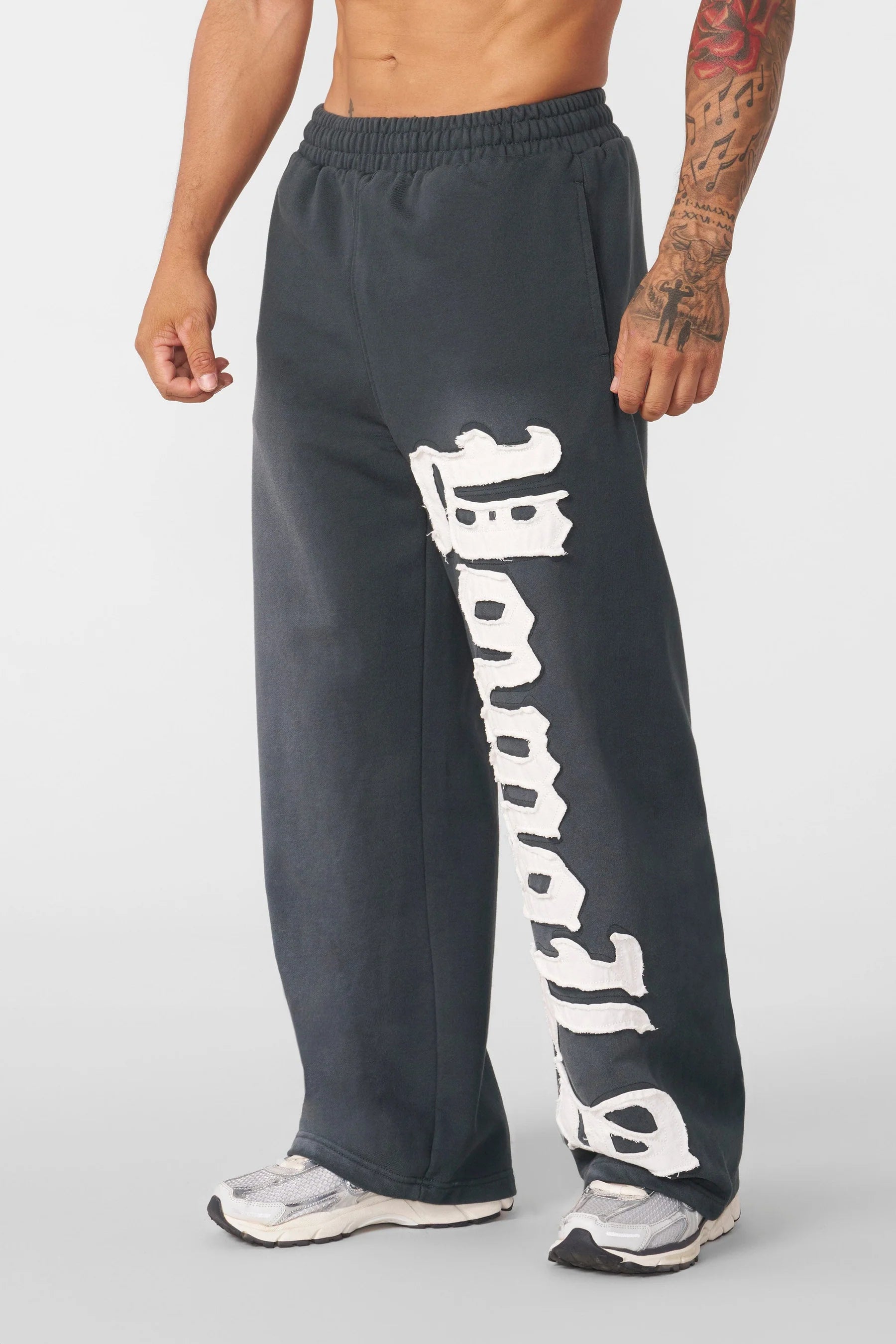 Young La 2127 - Big Patch Sweats 'Teal Wash'