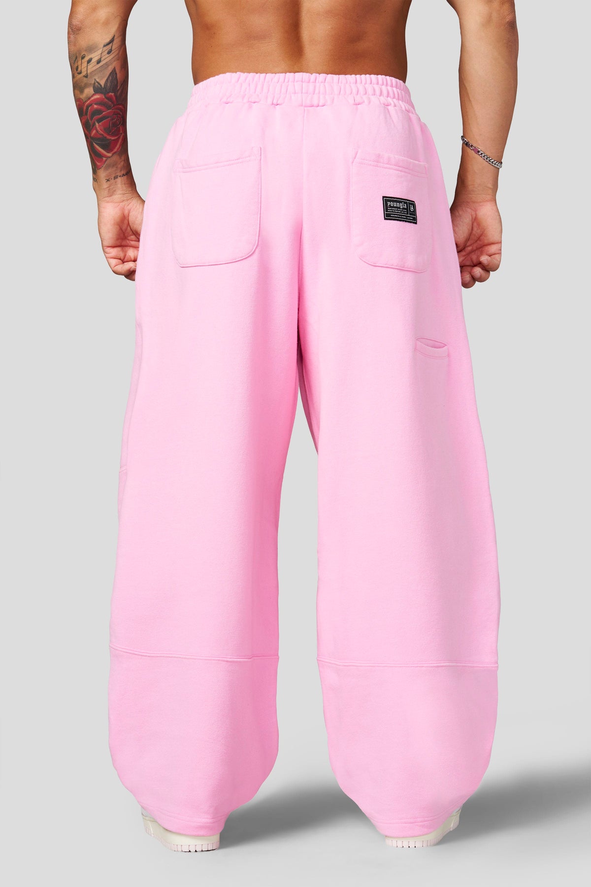 YoungLA 2134 - Iconic Barrel Sweats 'Pink Wash'