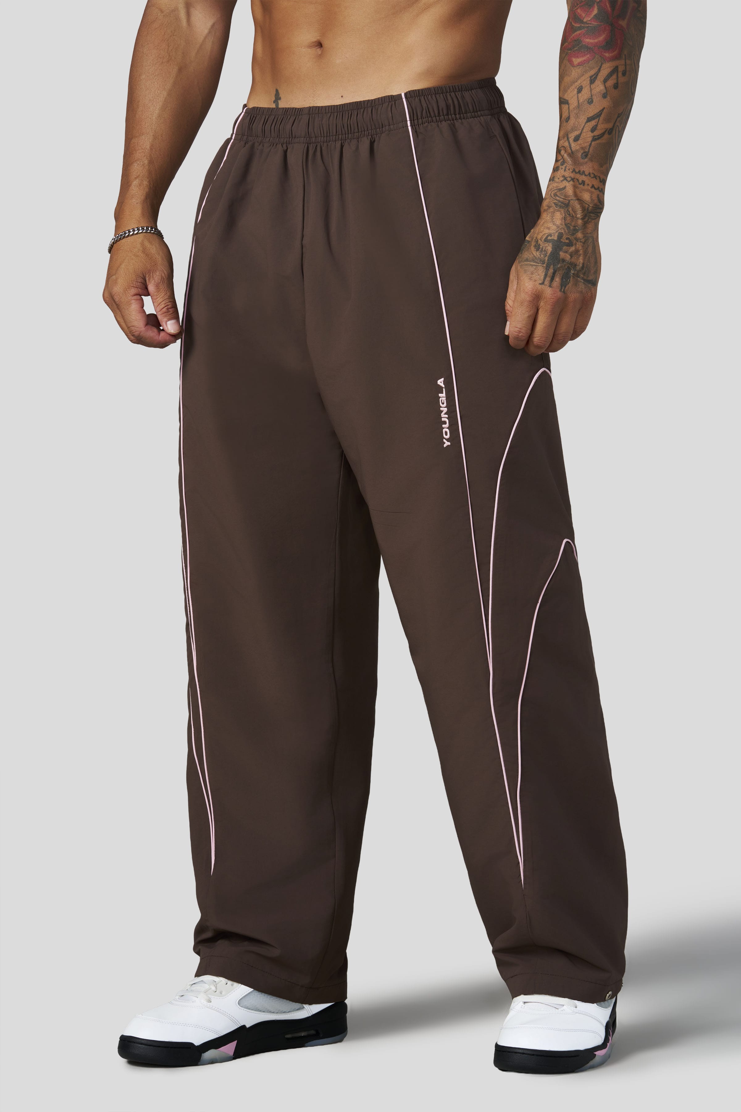 YoungLA 2171 - Arc Sport Pants 'Brown'