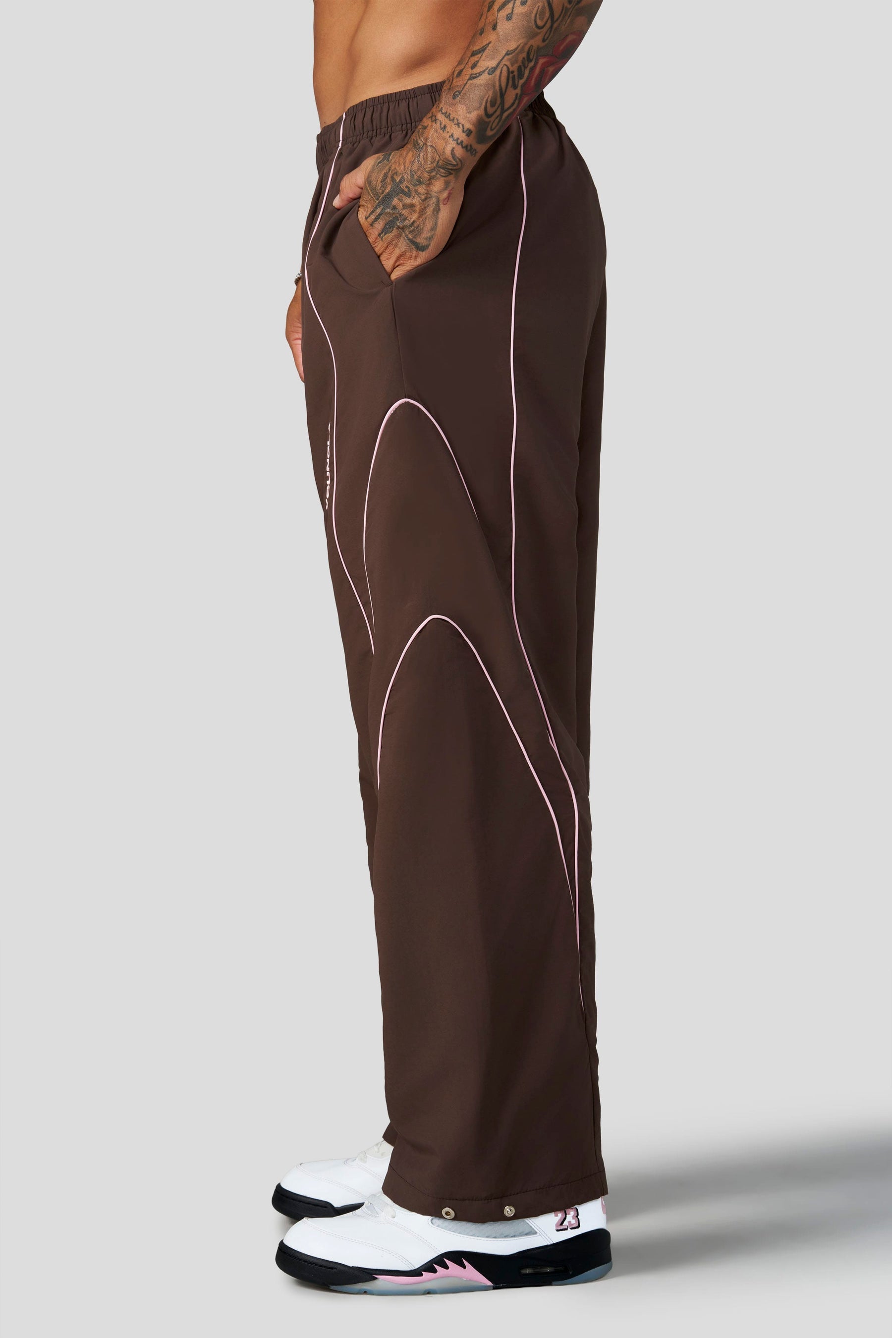YoungLA 2171 - Arc Sport Pants 'Brown'