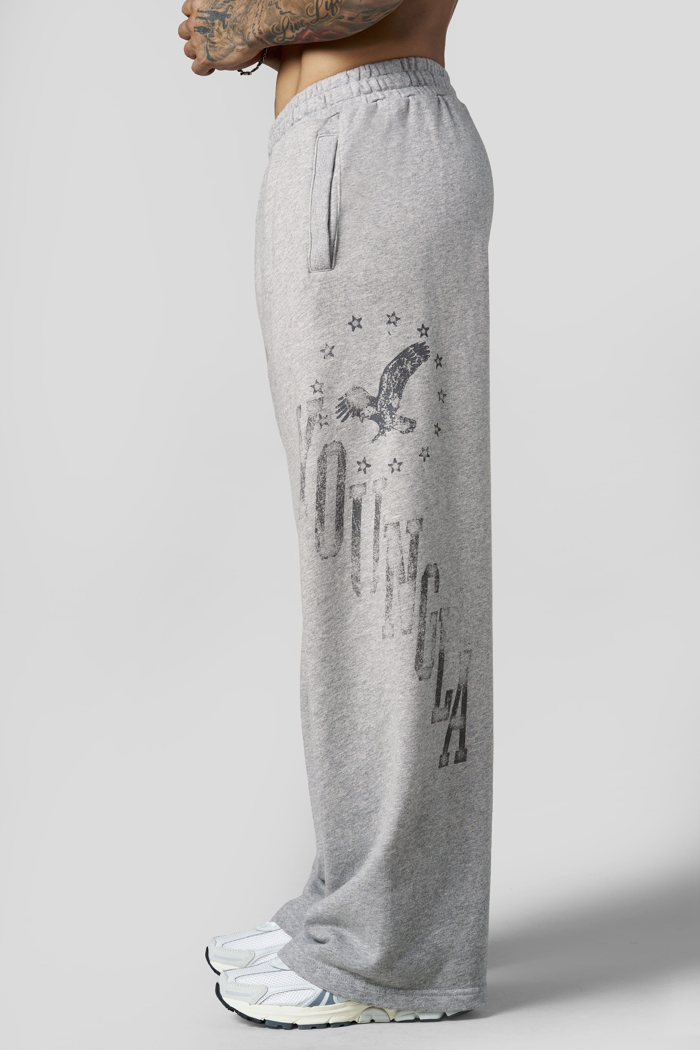 YoungLA 2175 - Golden Era Sweats 'Heather Grey'