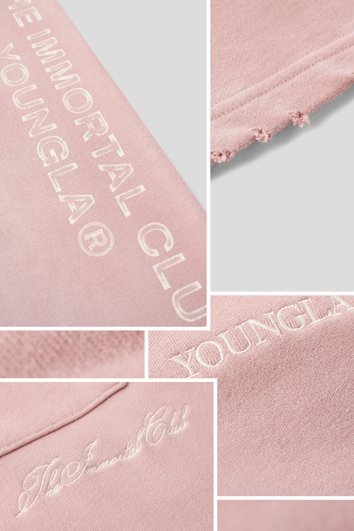 YoungLA 2178 - The Immortal Club Sweats 'Mauve Wash'