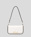 KarlLagerfeld Ksignature Two-Way Crossbody Bag Off White