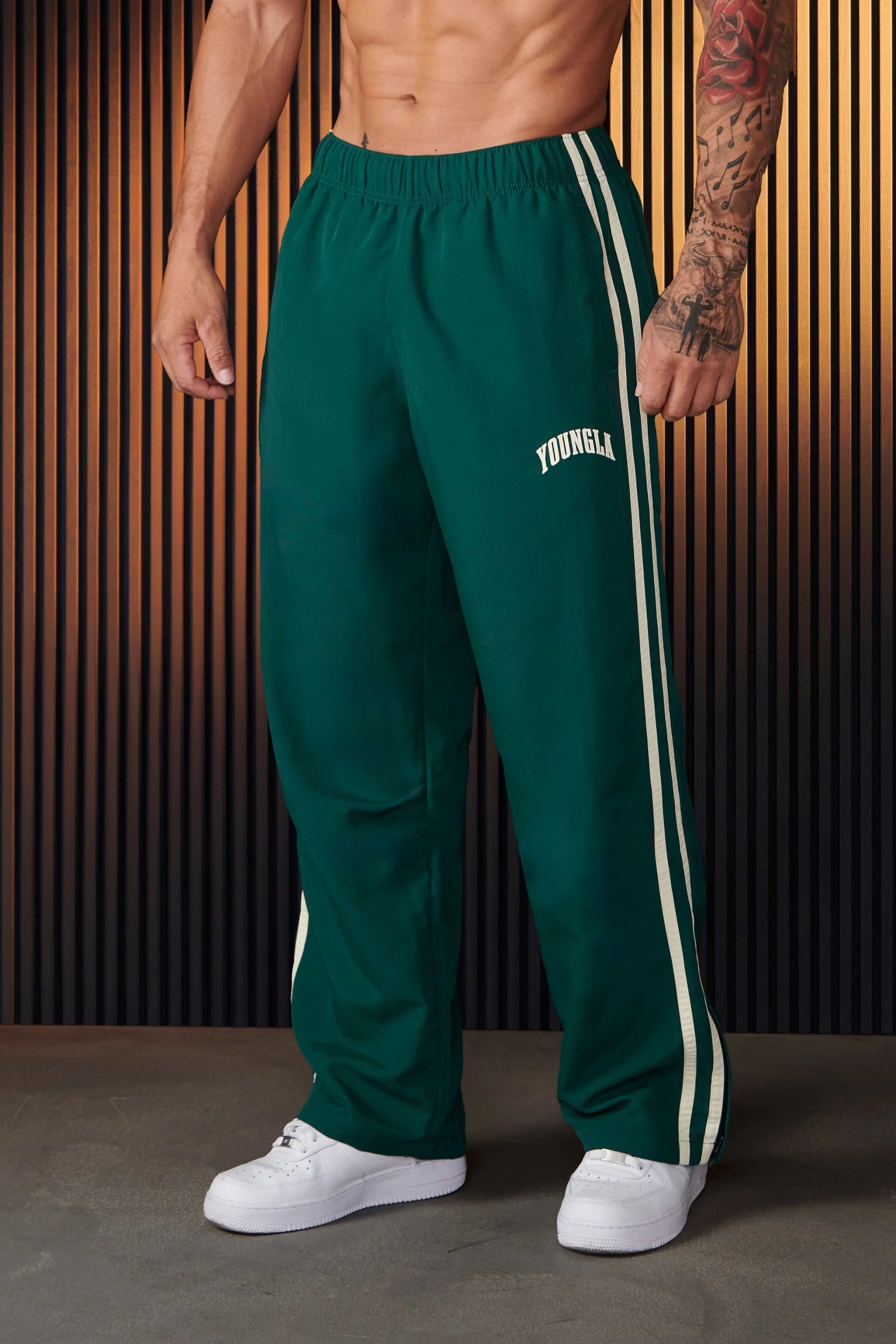 Young La 249 - Flagship Track Pants 'Jungle Green'