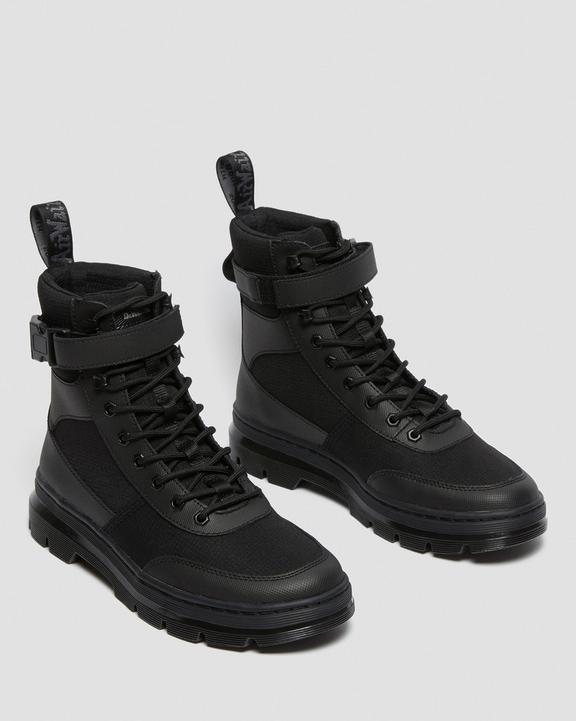 Dr. Martens Combs Tech Poly Casual Boots Black - Mens