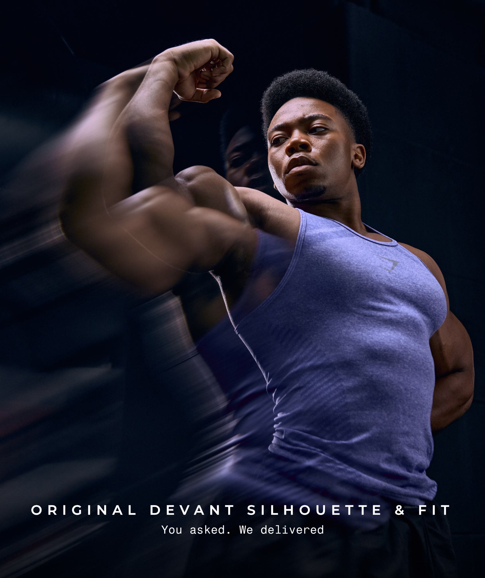 Gymshark Devant Seamless Tank 'Amethyst'