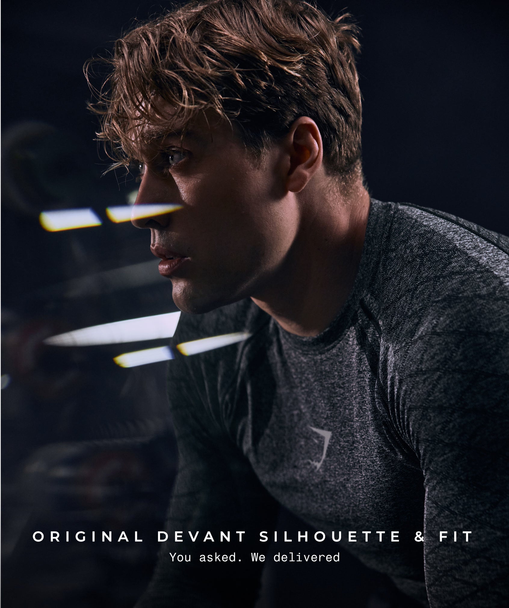 Gymshark Devant Seamless Long Sleeve T-Shirt 'Black'