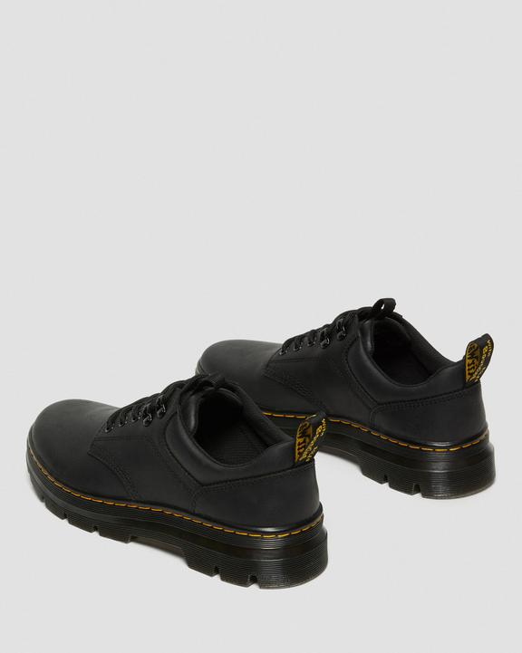 Dr. Martens Reeder Wyoming Leather Utility Shoes Black - Mens
