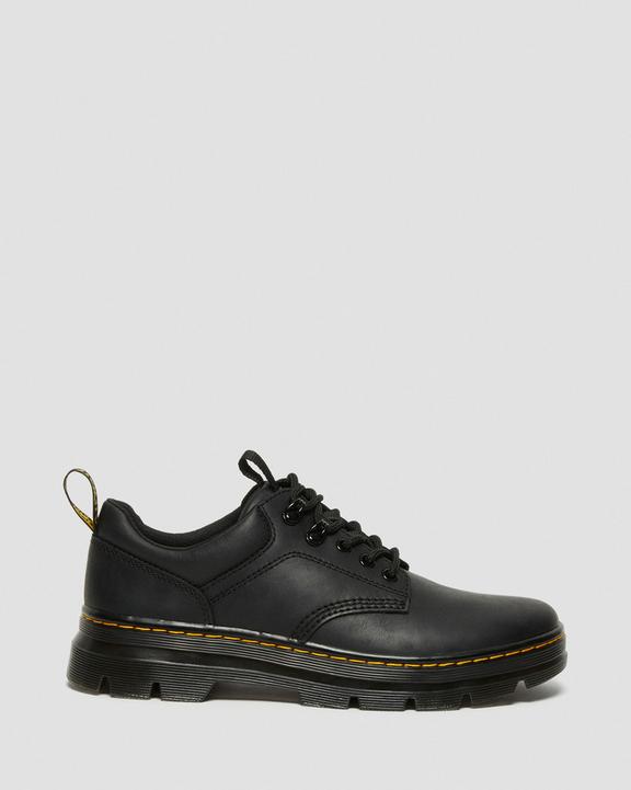 Dr. Martens Reeder Wyoming Leather Utility Shoes Black - Mens