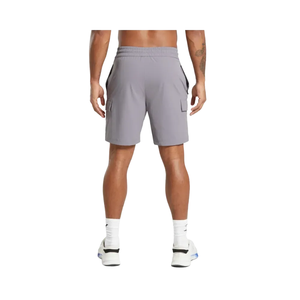 Gymshark Stretch Woven Cargo Shorts Regular Fit Medium Grey