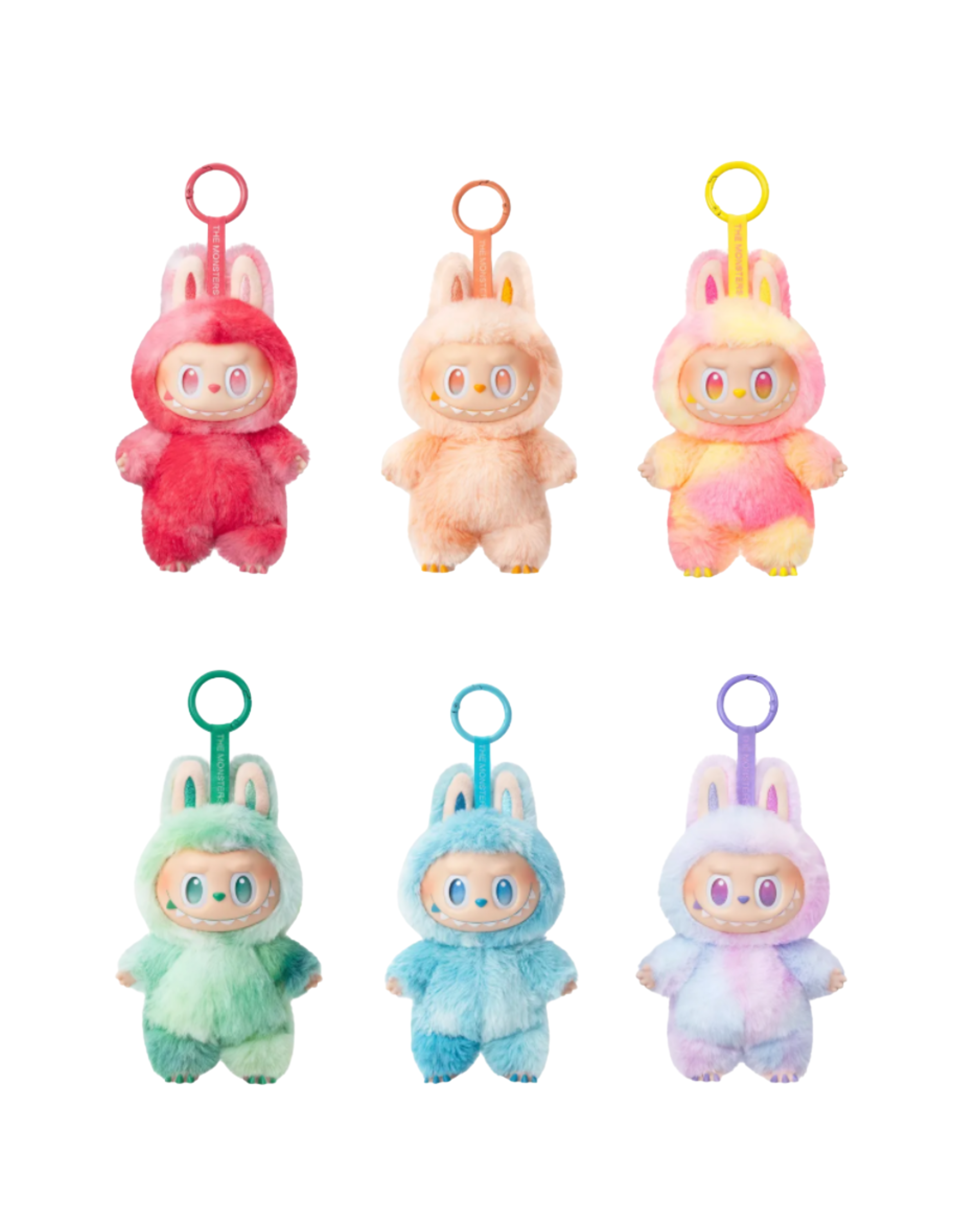 Pop Mart Labubu The Monsters Big into Energy Series Vinyl Plush Pendant Sealed Case (Pack of 6)
