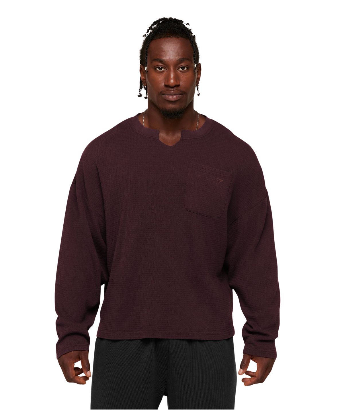 Gymshark x Sam Sulek Long Sleeve T-Shirt 'Cherry Purple Wash'