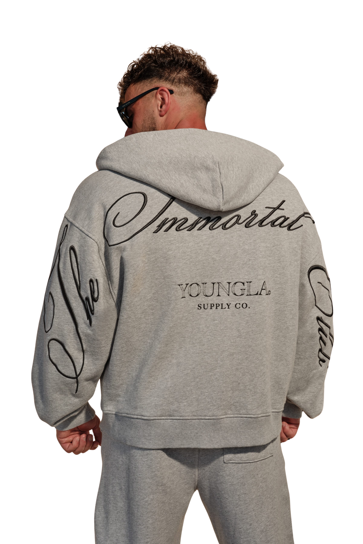 YoungLA 5241 - The Immortal Club Zip-Ups 'Heather Grey'