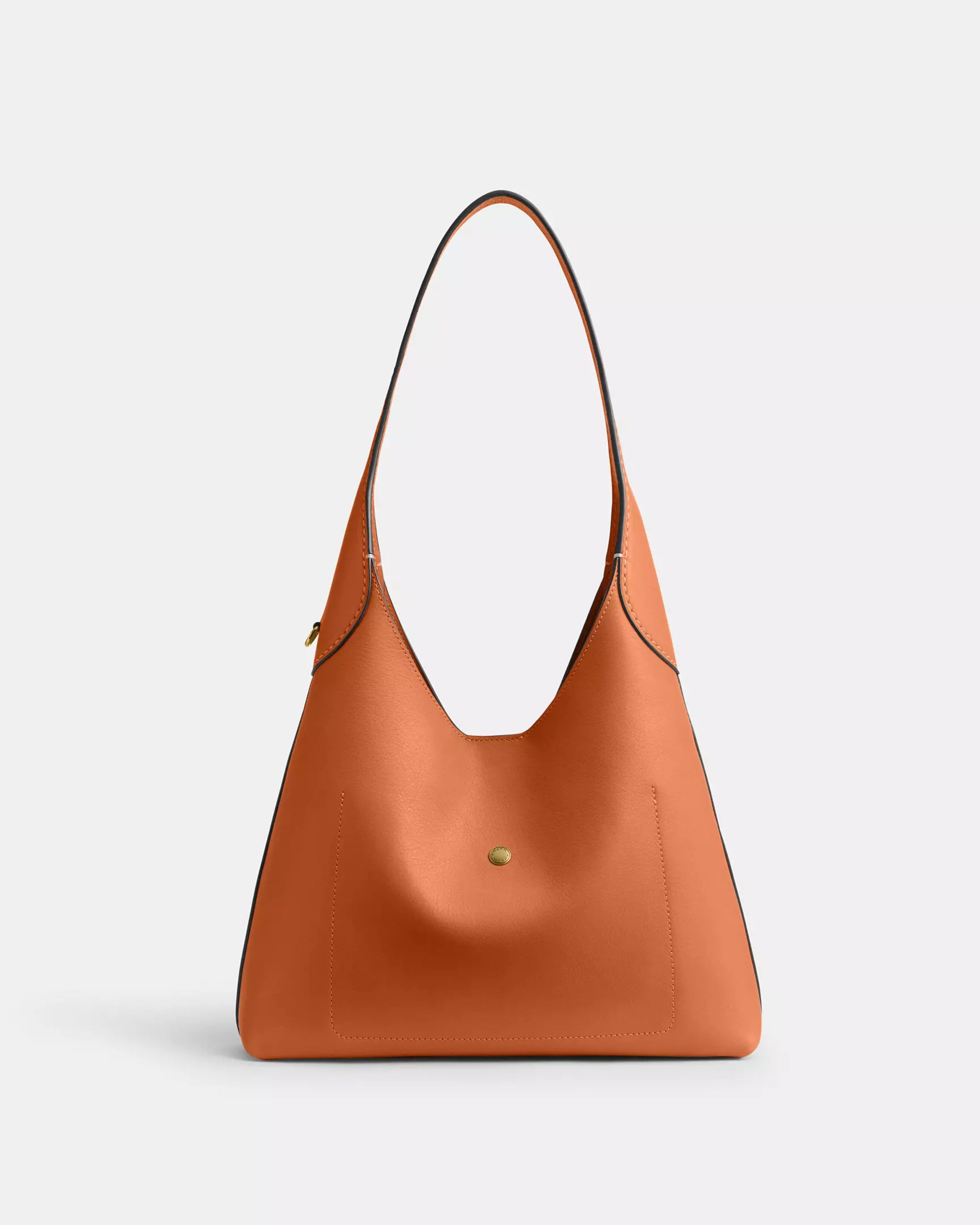 Coach Brooklyn Shoulder Bag 28 'Natural Grain Leather Brass Toffee'