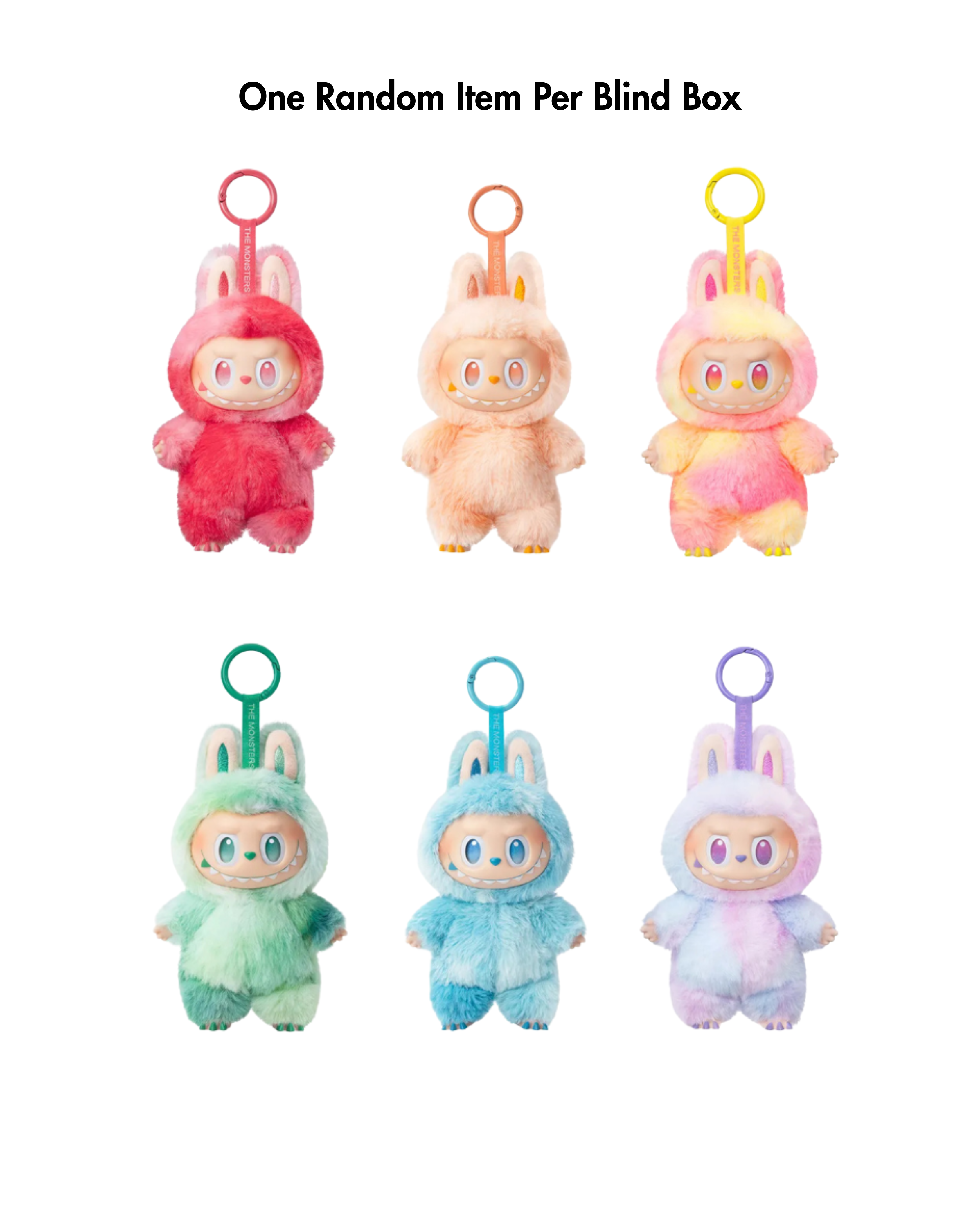 Pop Mart Labubu The Monsters Big into Energy Series Vinyl Plush Pendant Sealed Case (PACK OF 1)