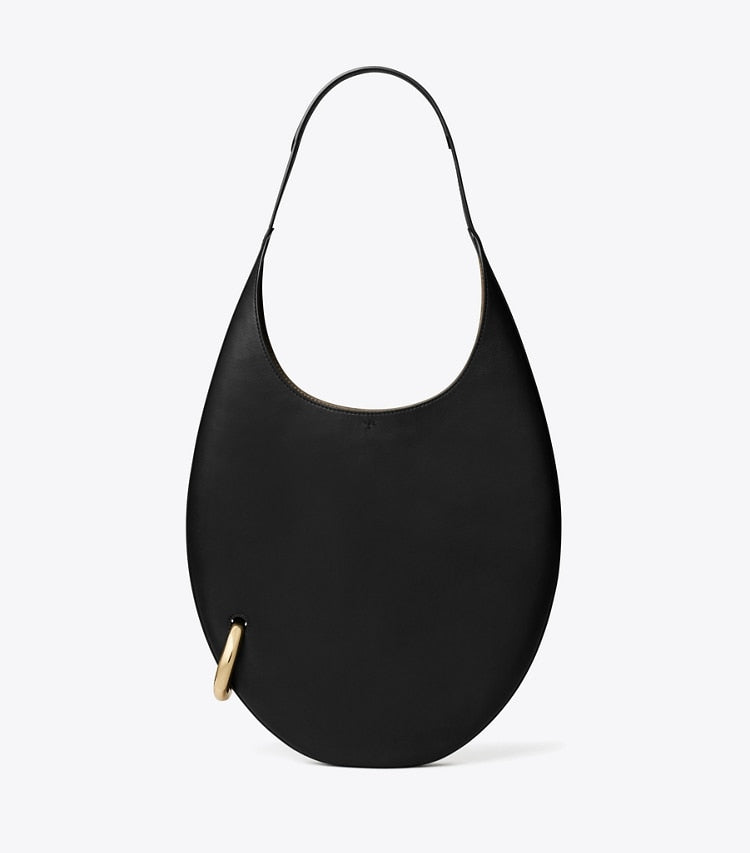 Tory Burch Pierced Handbag Black / GOLD