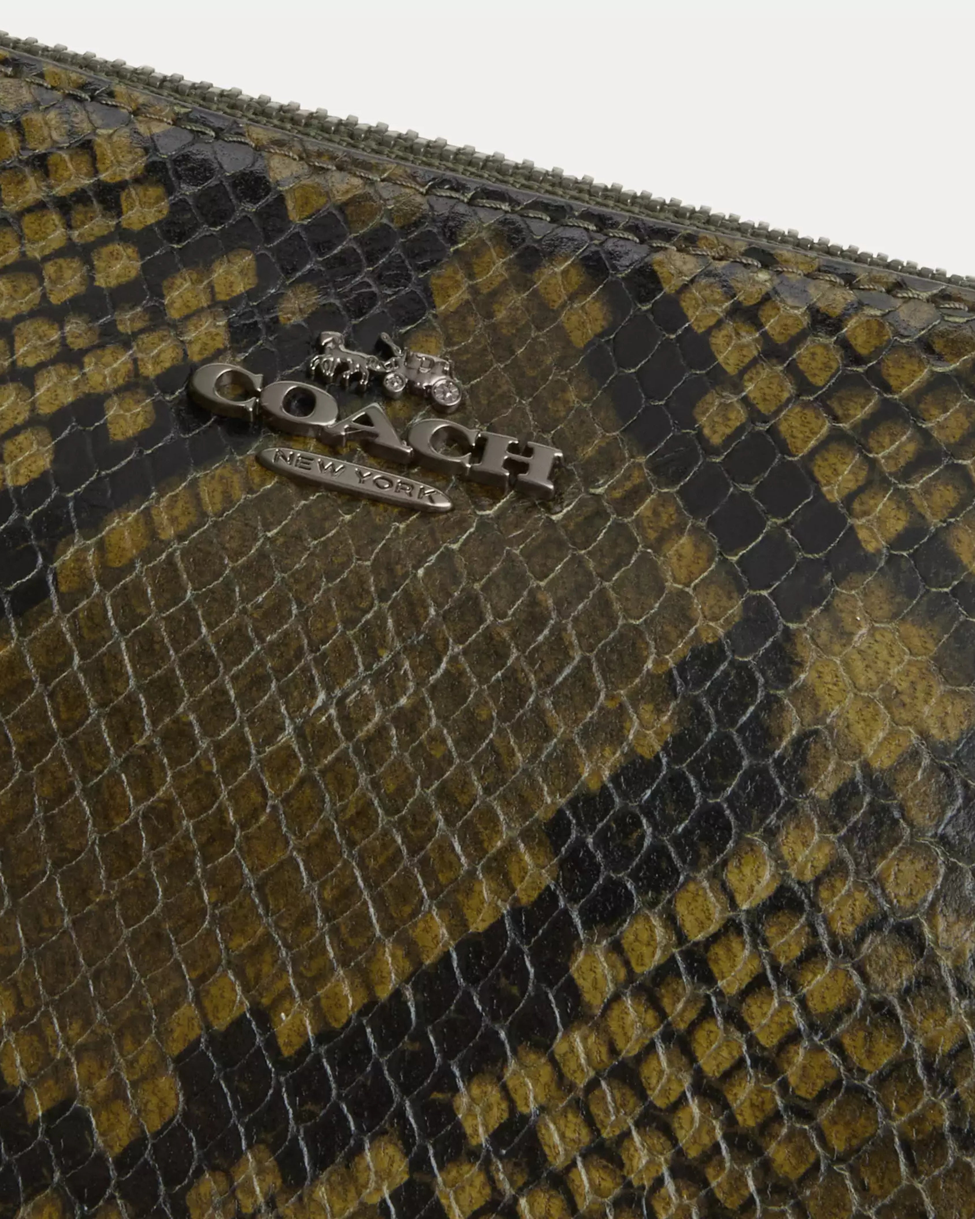 Coach Nolita 19 With Snake Print 'Smooth Leather/Gunmetal/Olive Multi'