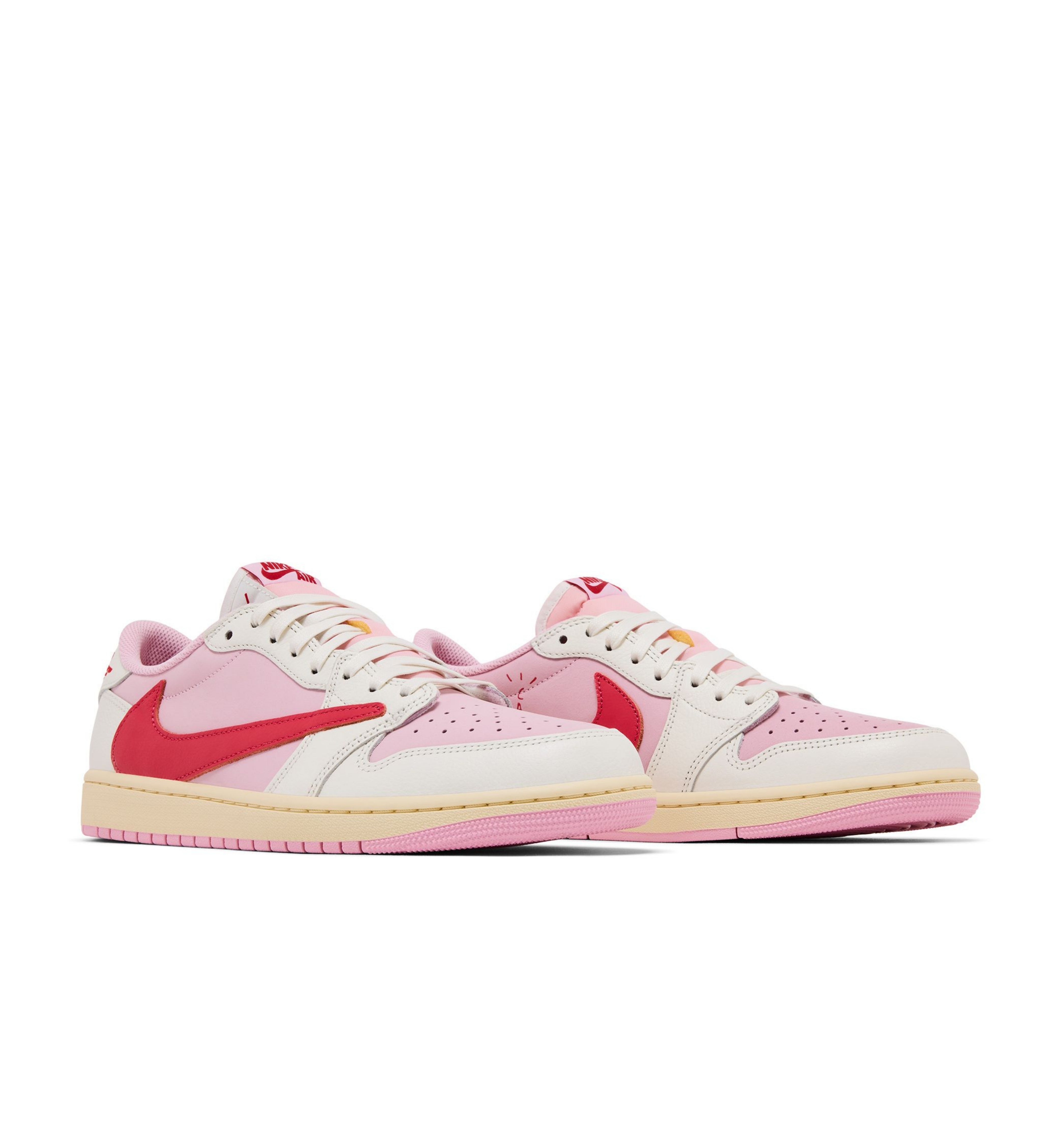 Air Jordan 1 Retro Low OG SP x Travis Scott 'Sail Tropical Pink'