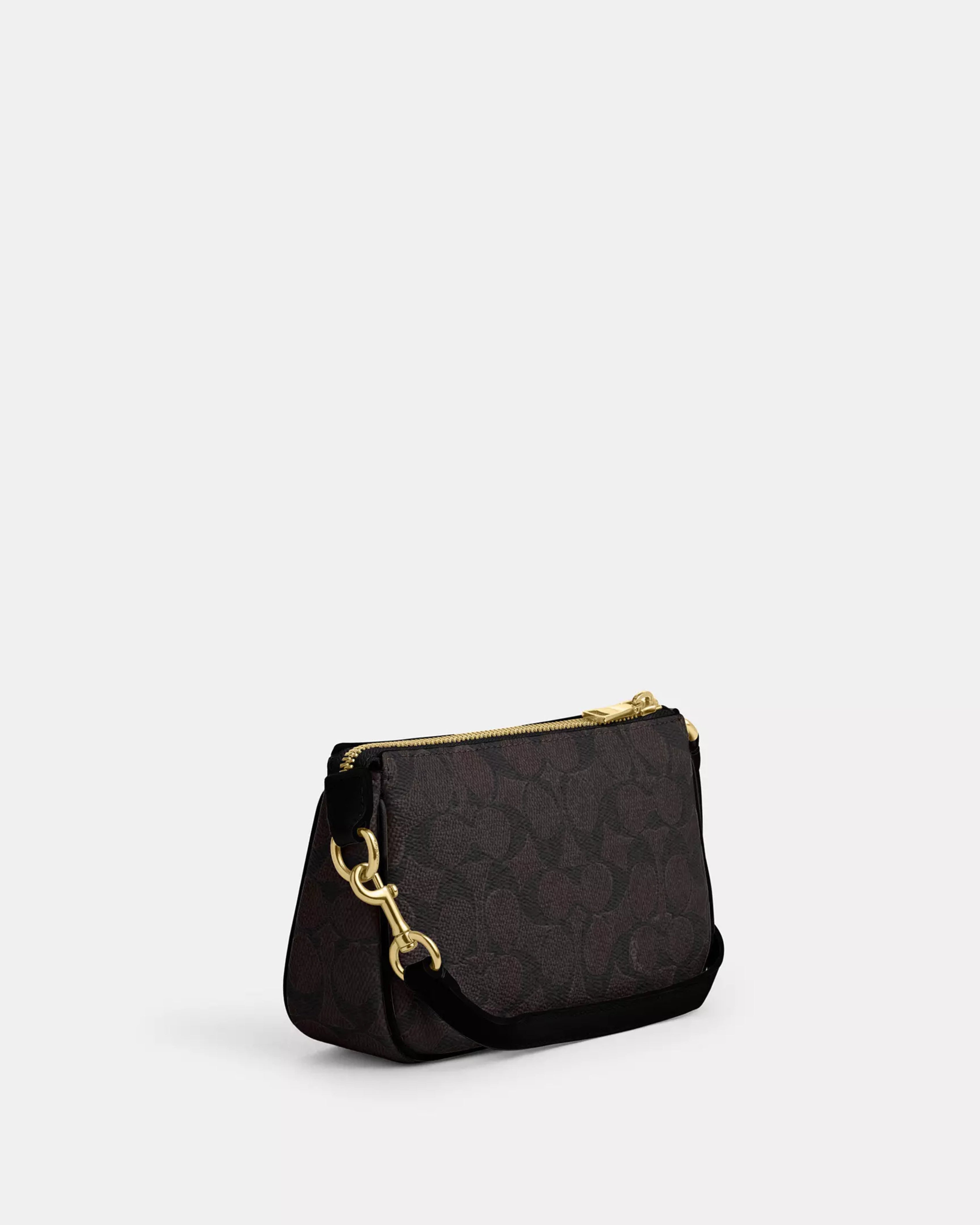 Coach Nolita 19 In Signature Canvas 'Gold/Walnut/Black'