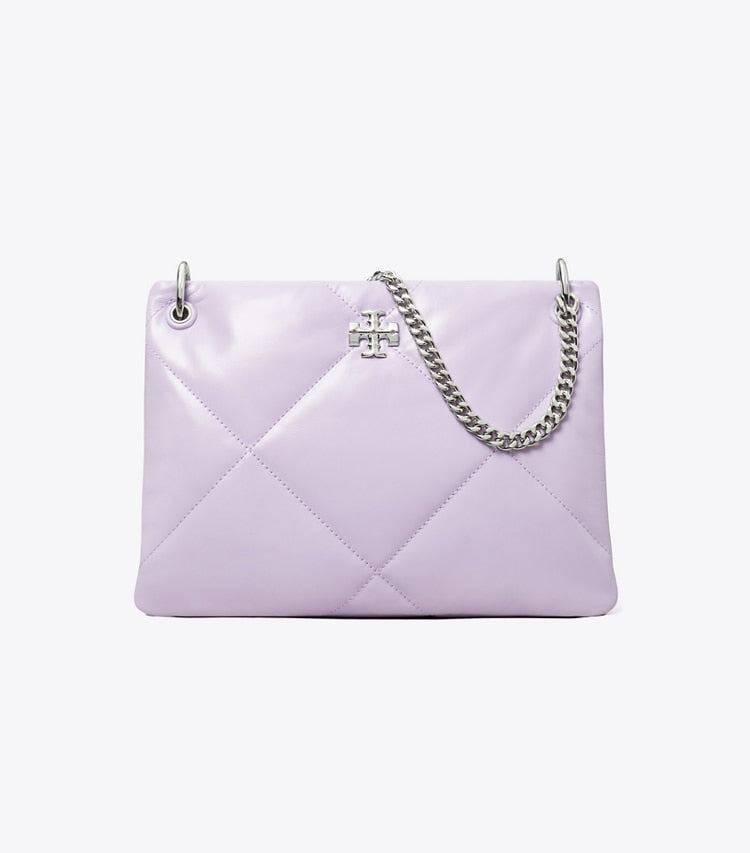 Tory Burch Small Kira Diamond Quilt Shoulder Bag Purple Heather