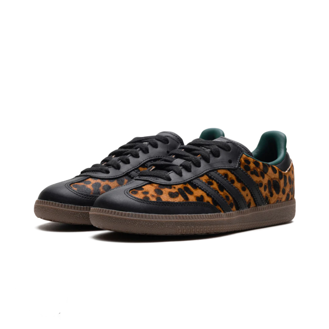 Adidas Samba Og Black Green Leopard (W)