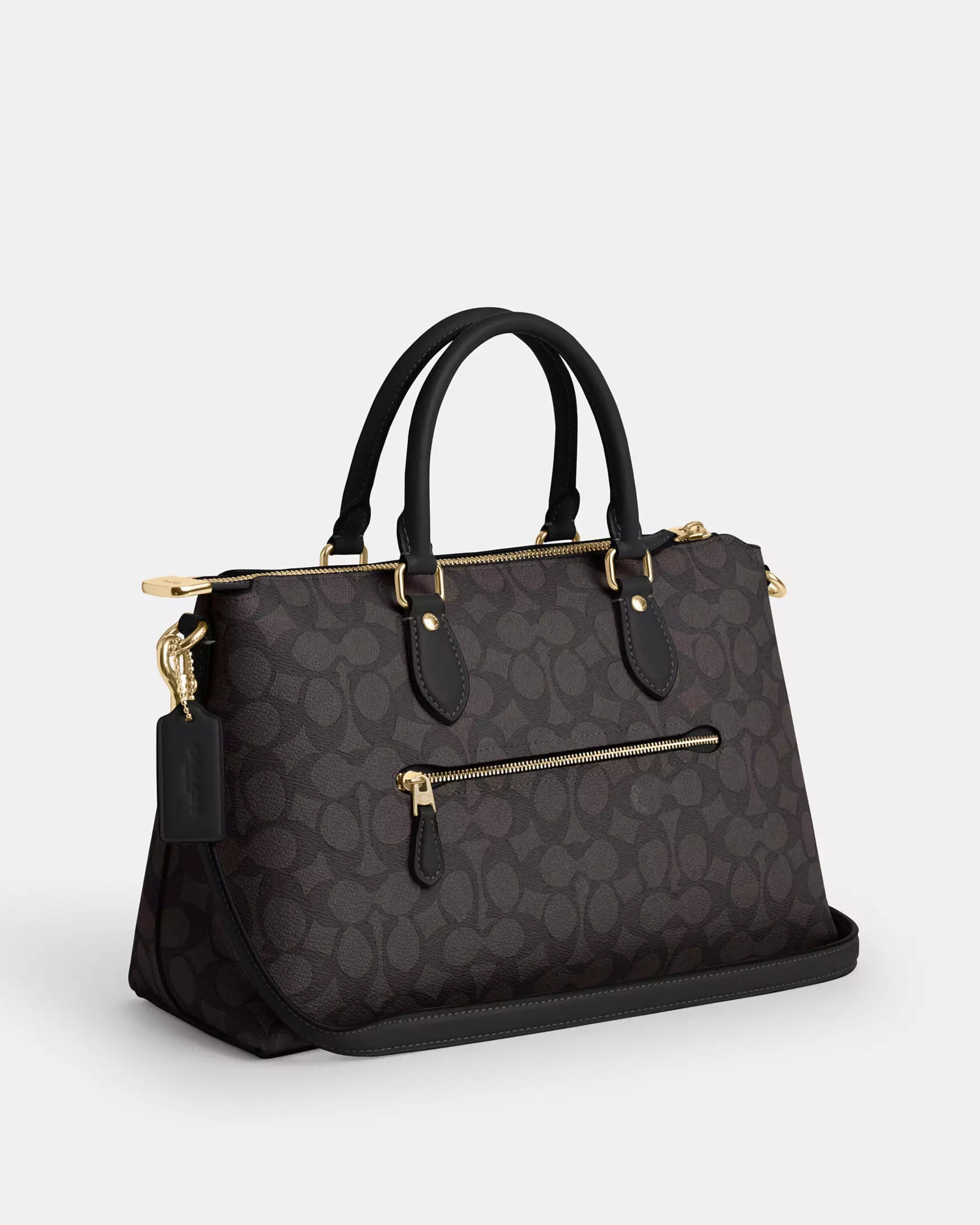 Coach Georgia Satchel Bag In Signature Canvas