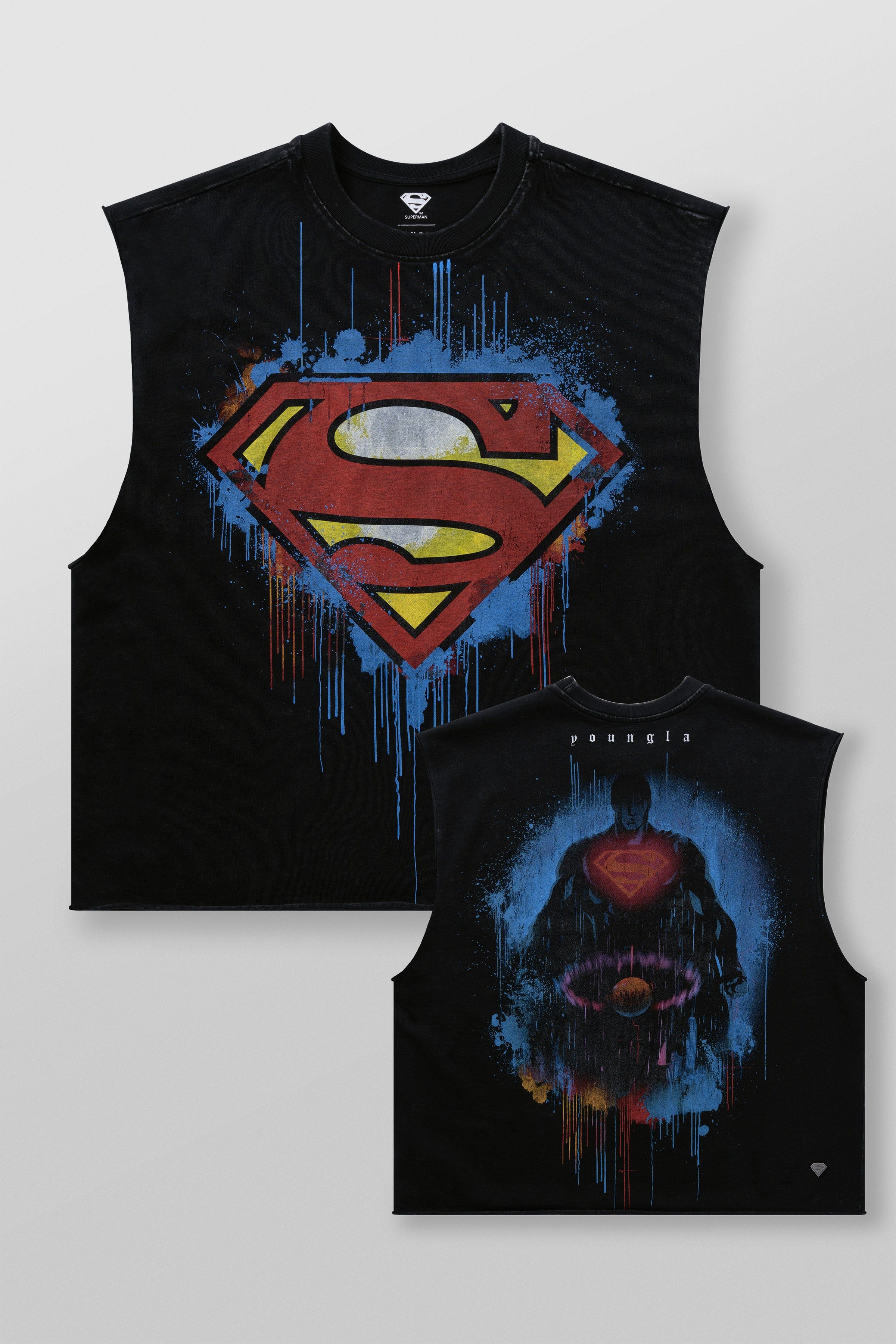 Young La 3004 - Superman Cut-Offs 'The Painting'