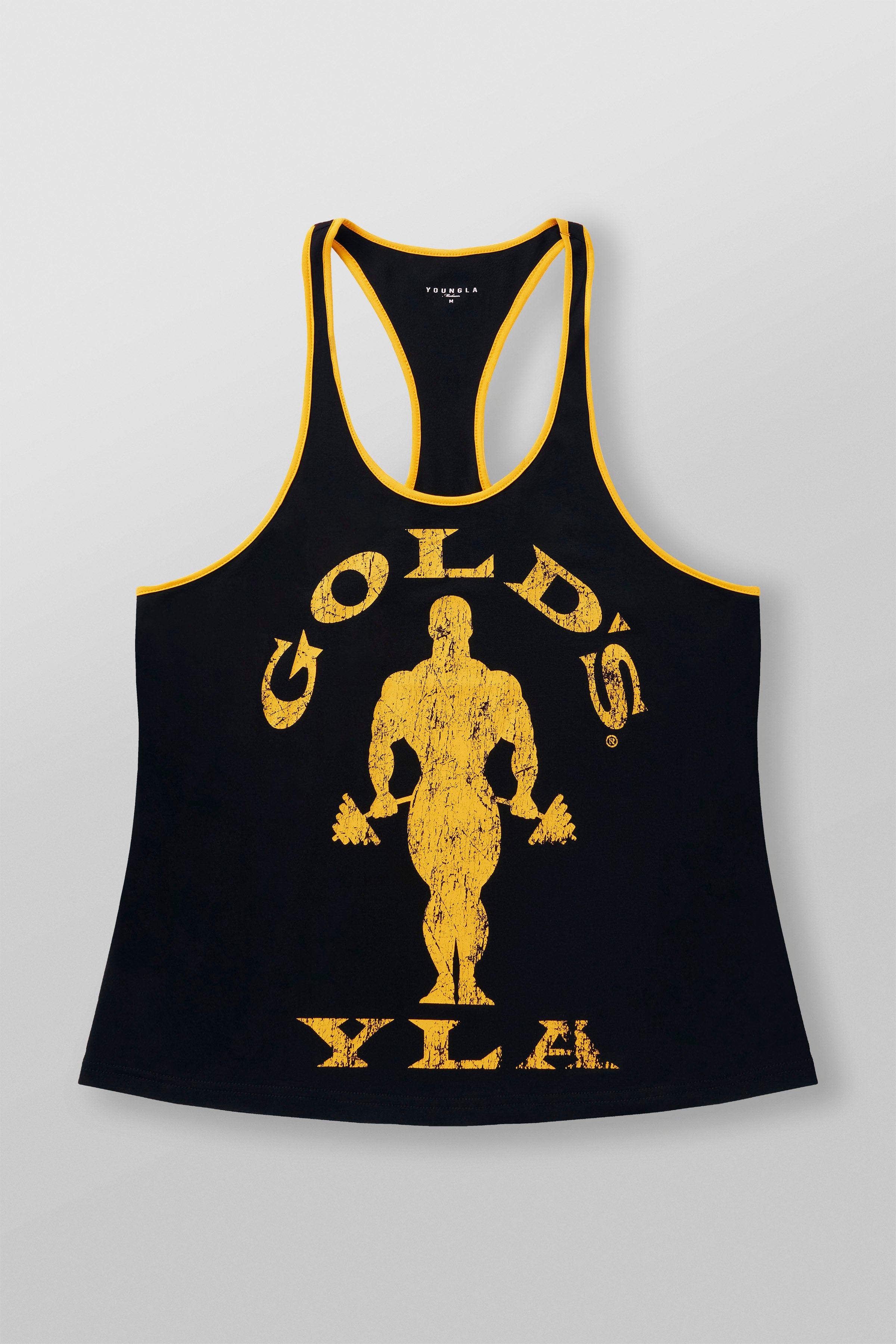 Young La 3014 - Golds Gym Classic Stringers 'Black Yellow'