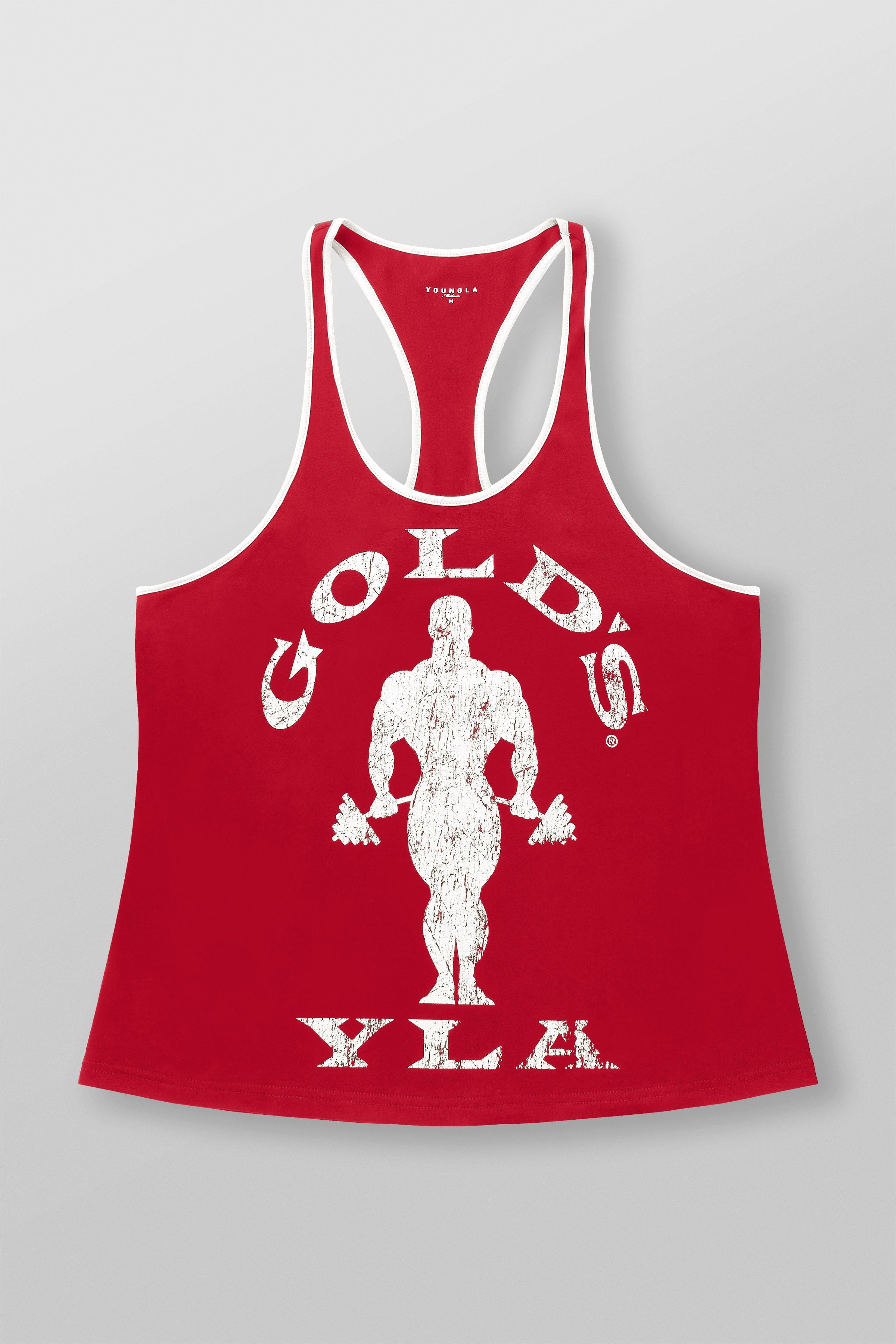 Young La 3014 - Golds Gym Classic Stringers 'Red'