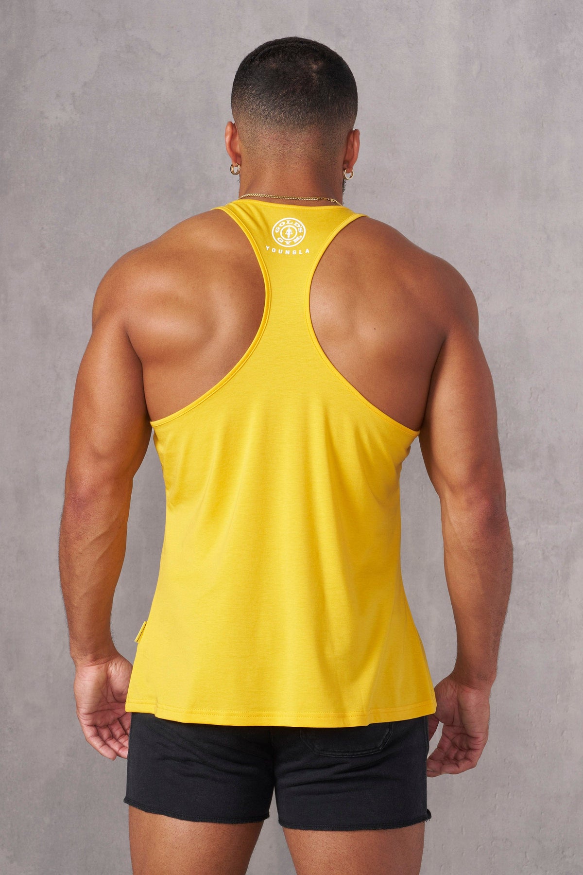 YoungLA 3016 - Golds Gym New Age Stringers 'Yellow'