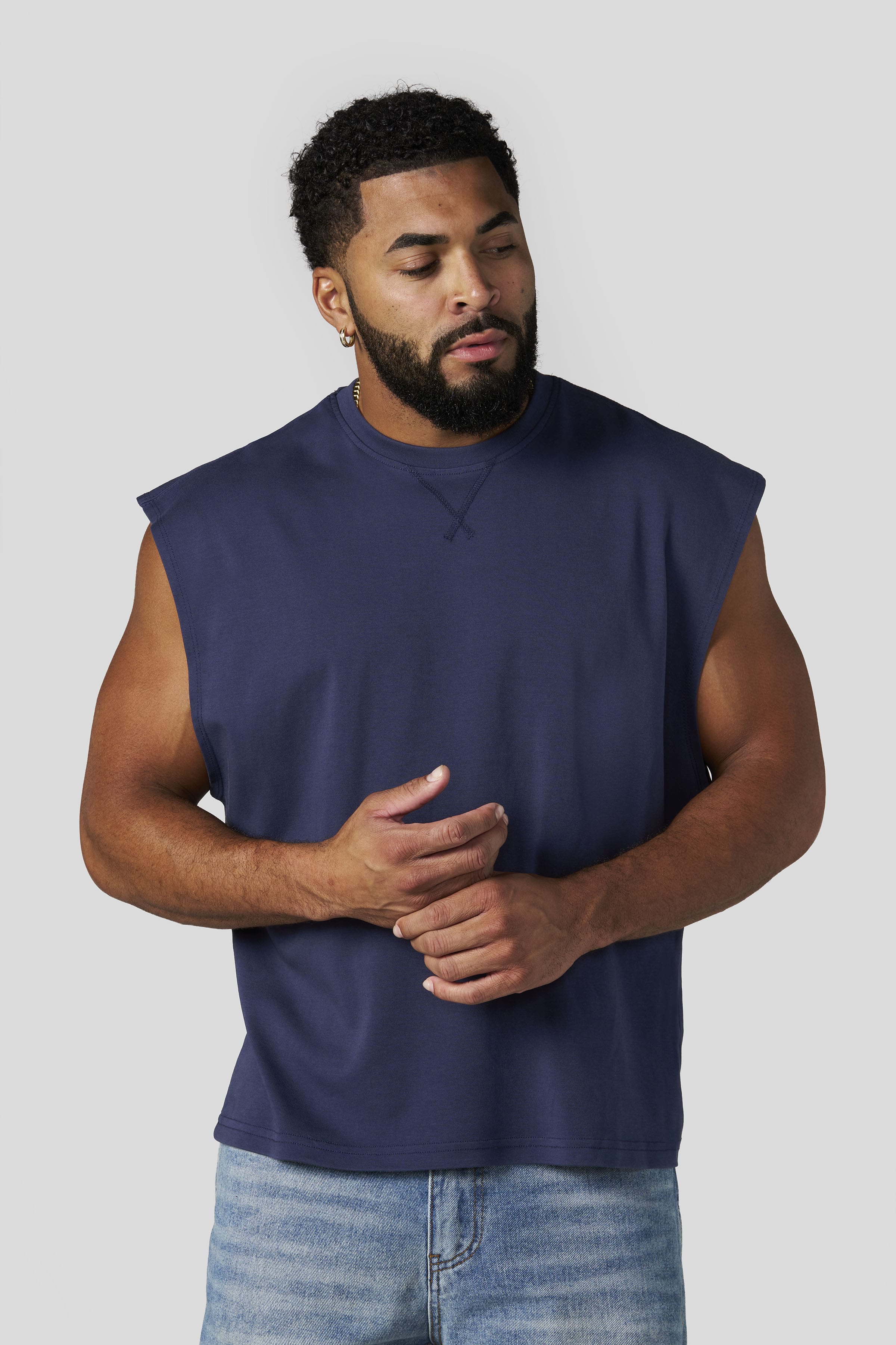 YoungLA 3019 - Elevated Cut-Offs 'Navy'