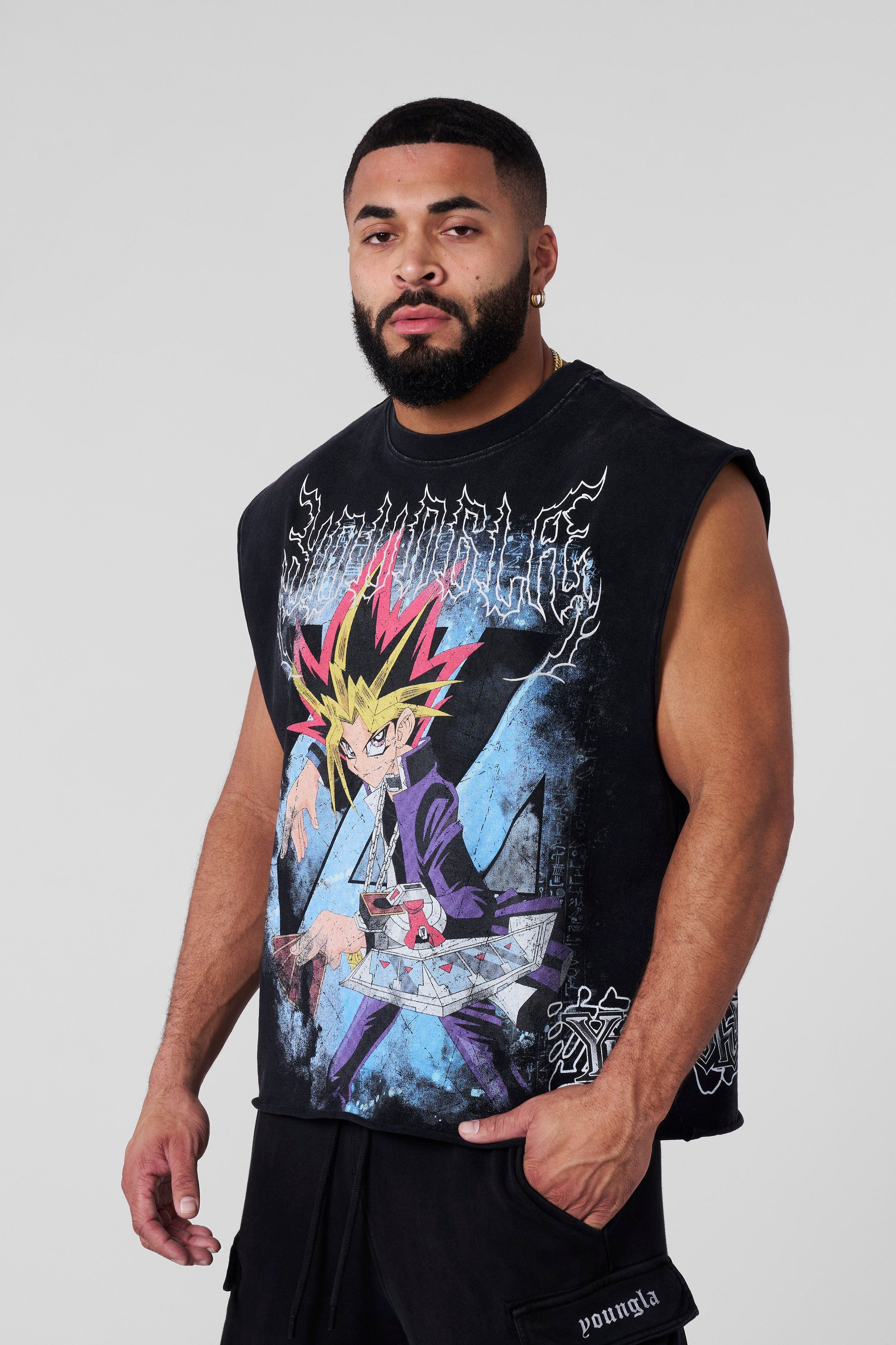 YoungLA 3033 - Yu-Gi-Oh!® Cut-Offs 'Duelist Yugi'
