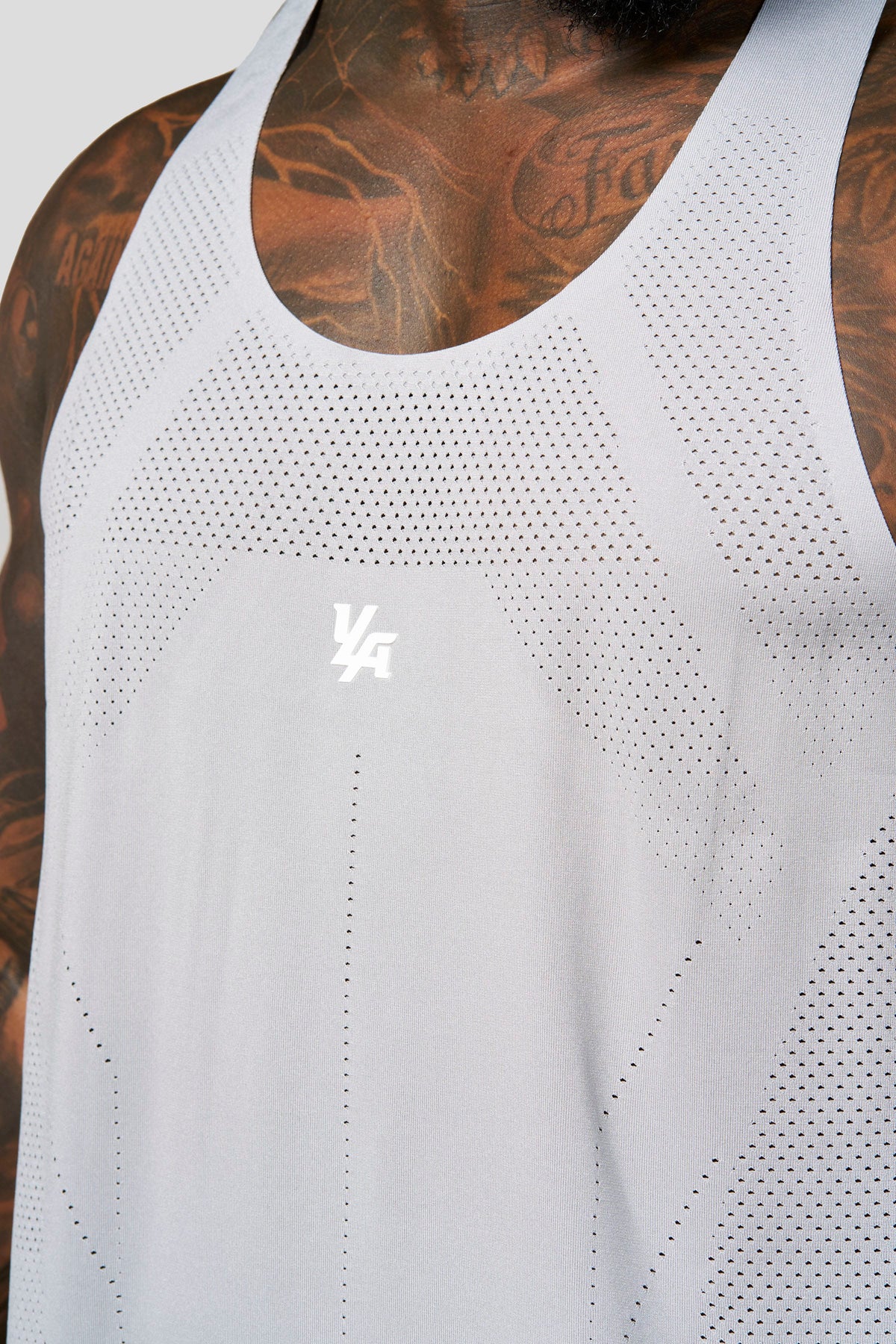 YoungLA 3039 - Engineered Mesh Tanks 'Light Grey'