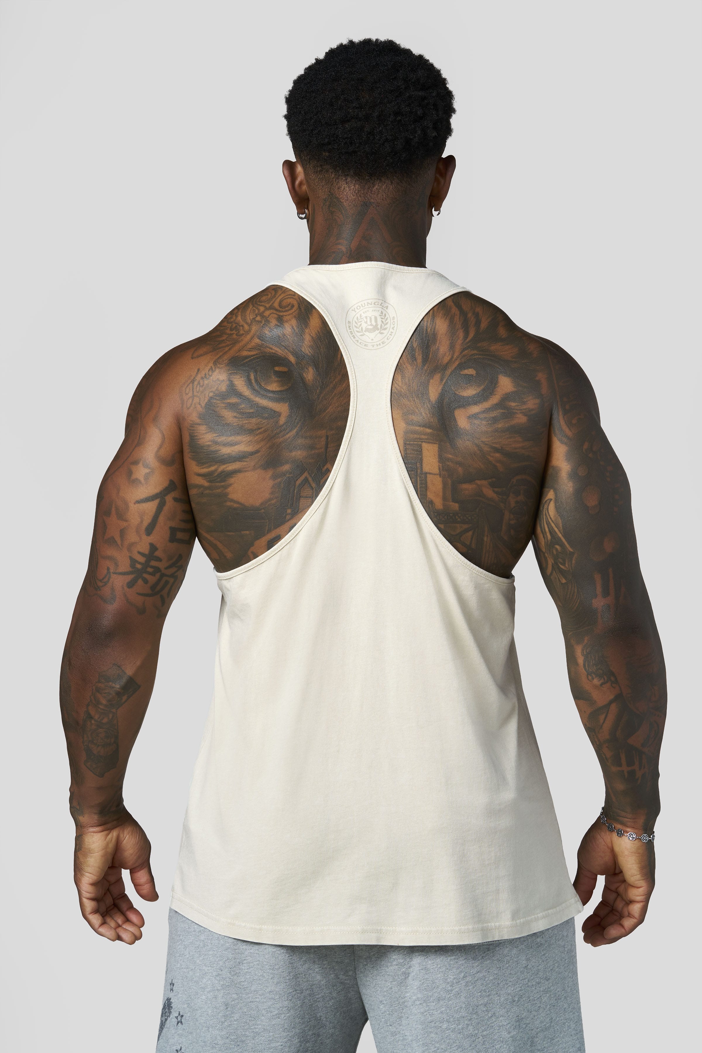 YoungLA 3045 - Golden Era Athletic Stringers 'Off-White'