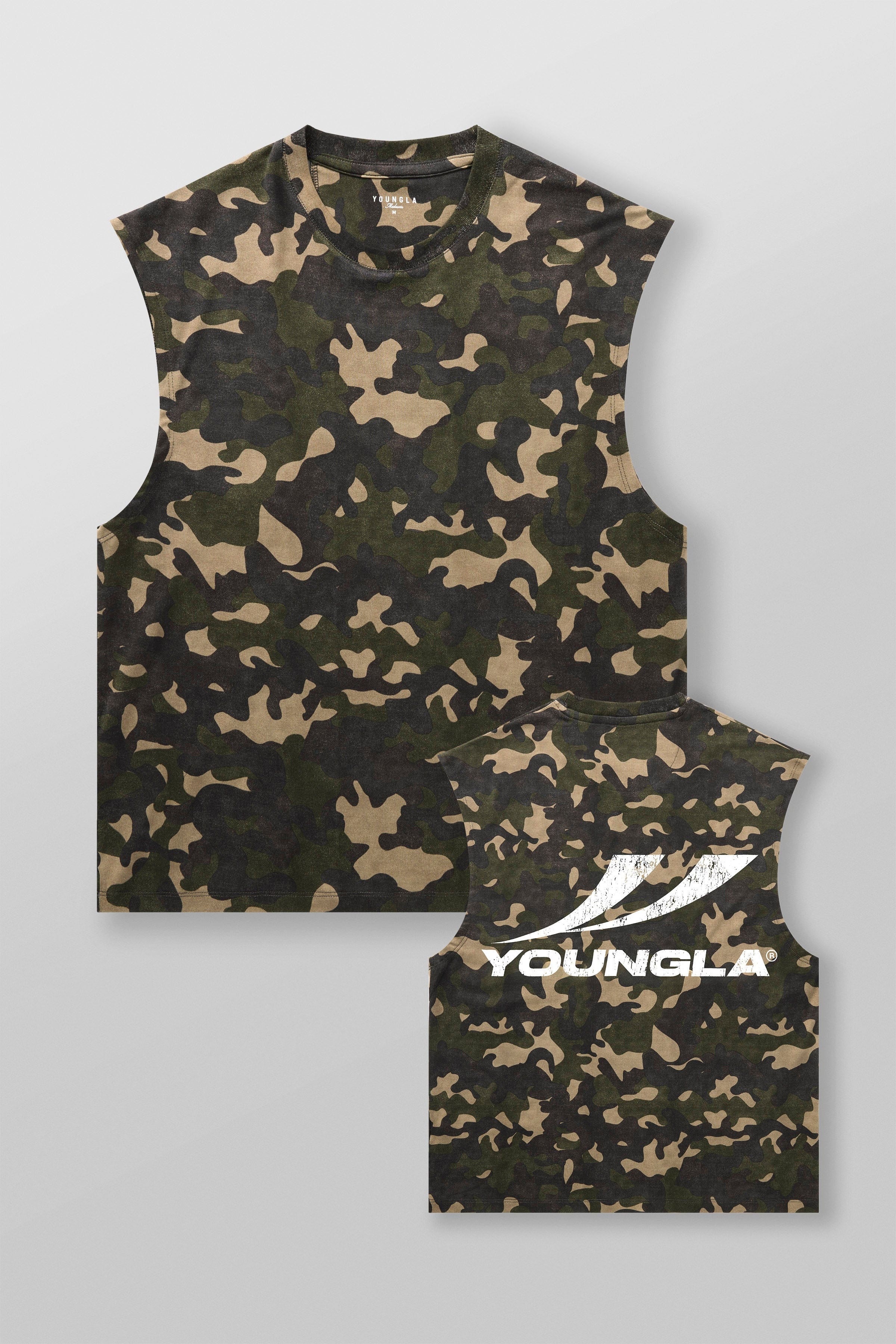 Young La 3065 - RunTech Camo Tanks 'OG Green Camo'