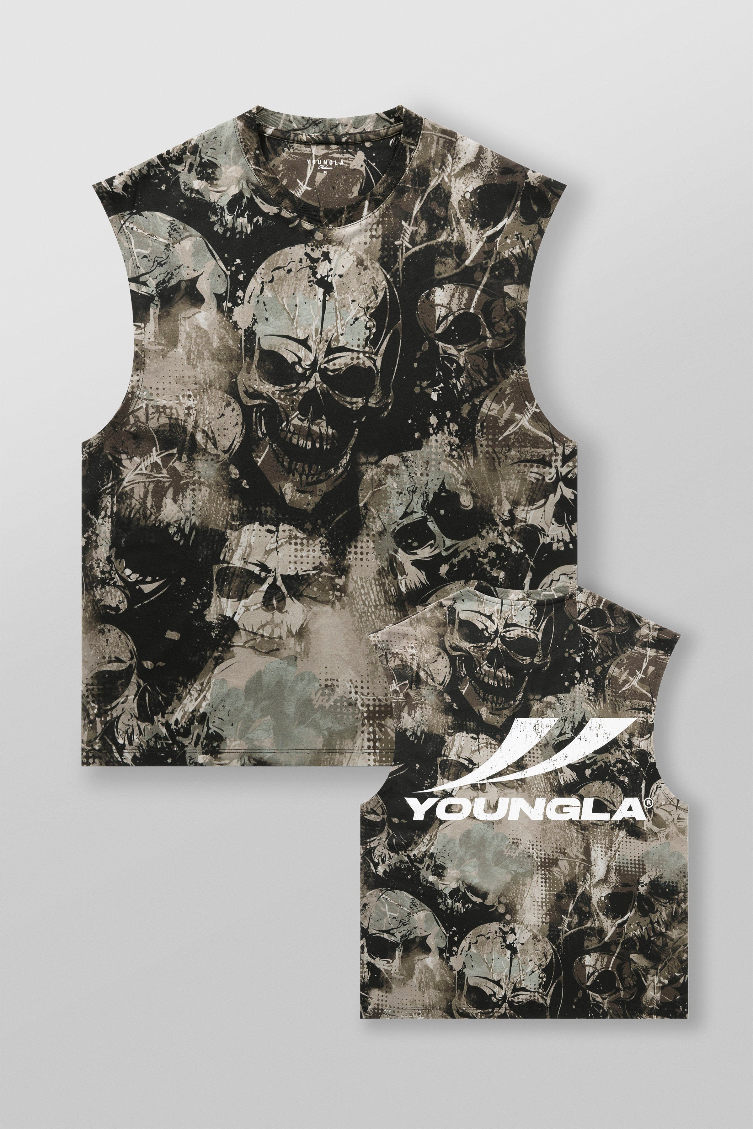 Young La 3065 - RunTech Camo Tanks 'Skull Camo'