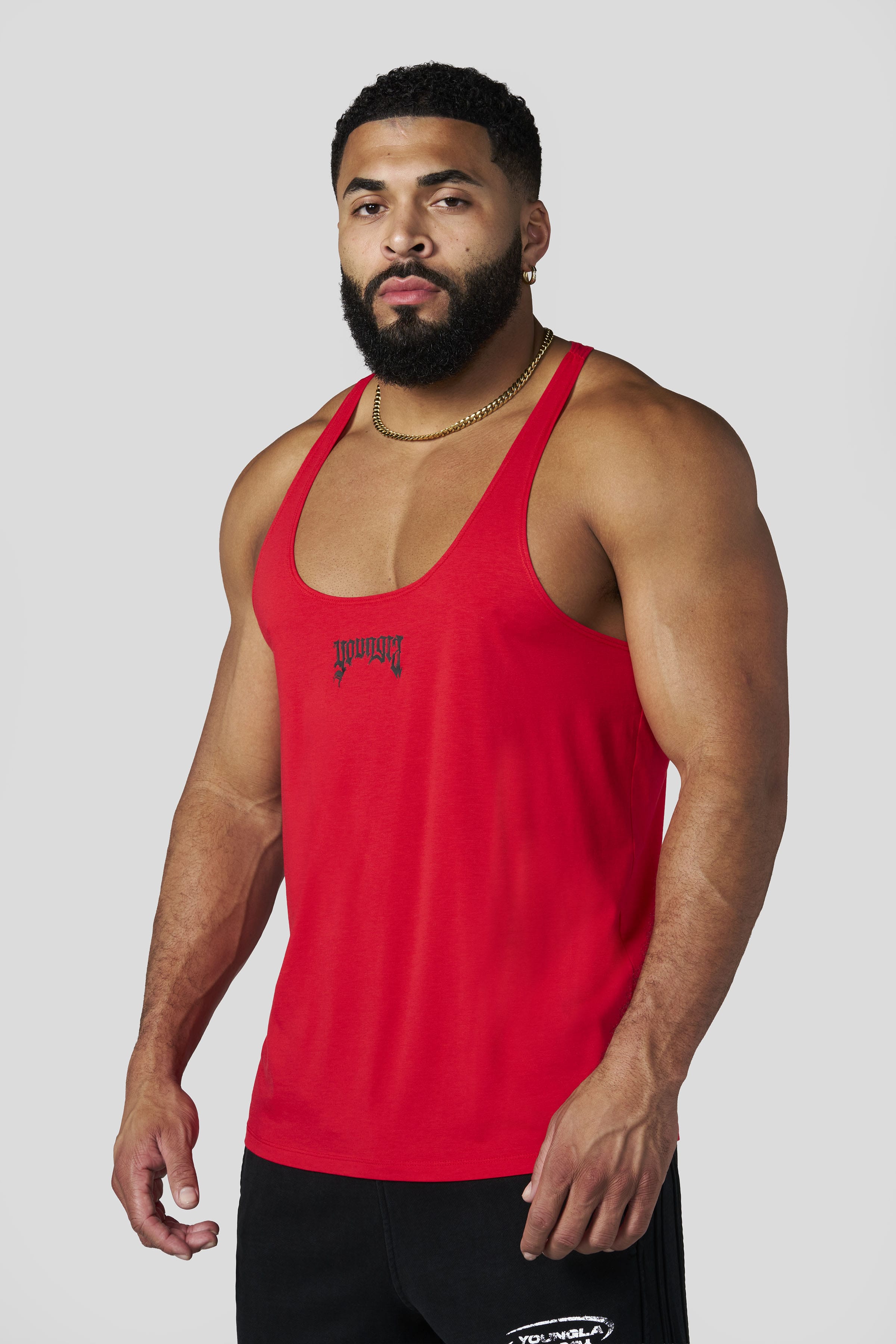 YoungLA 3074 - Thin Strap Stringers 'Red'