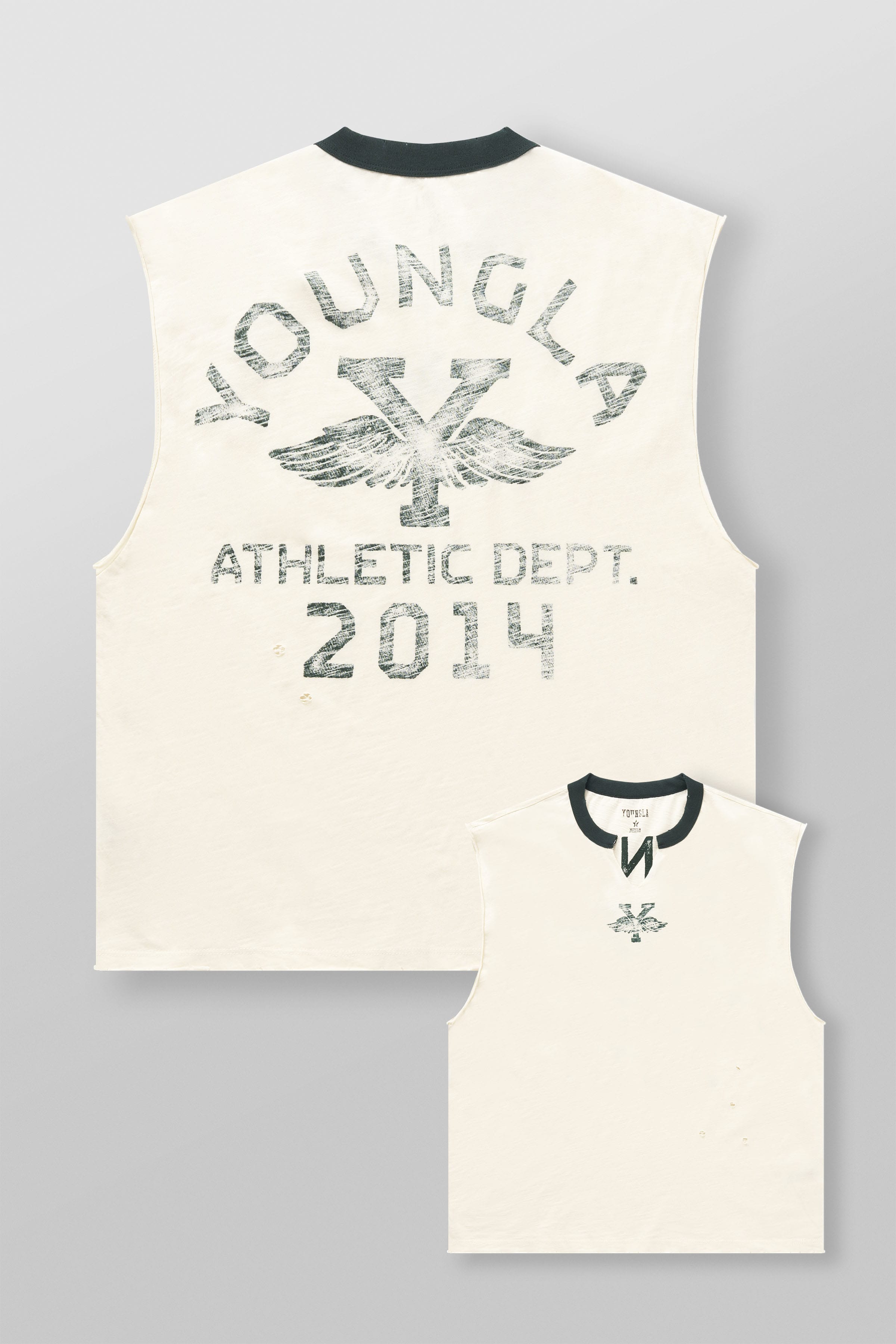 YoungLA 3087 - Golden Era Cut-Offs 'Off-White'