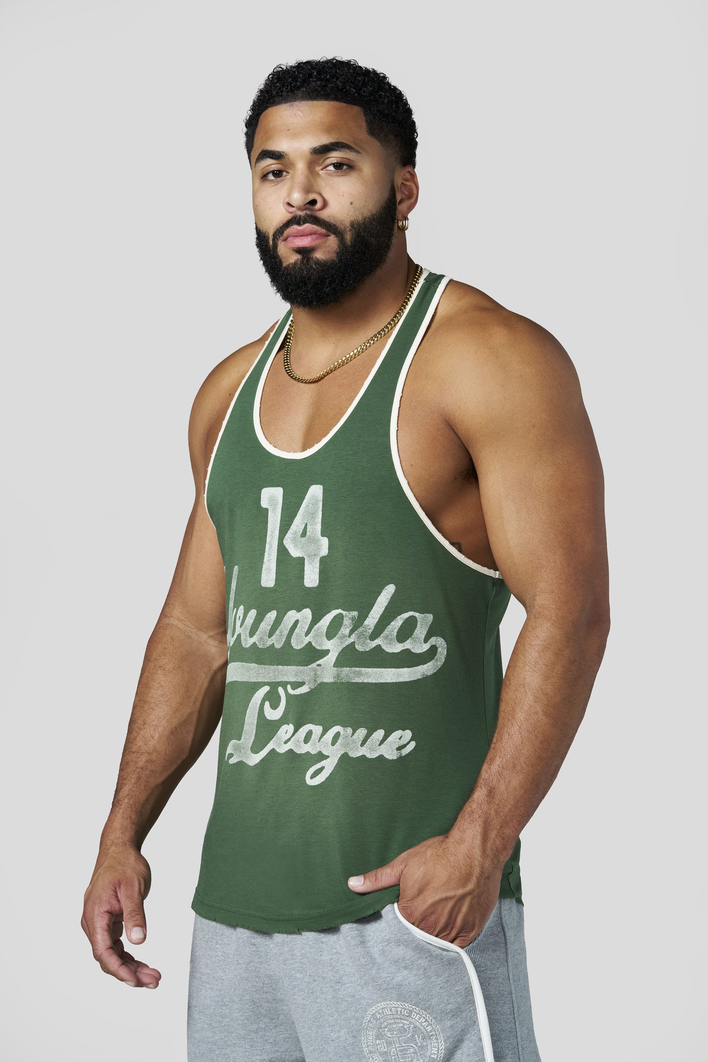 YoungLA 3088 - Golden Era League Stringers 'Green'